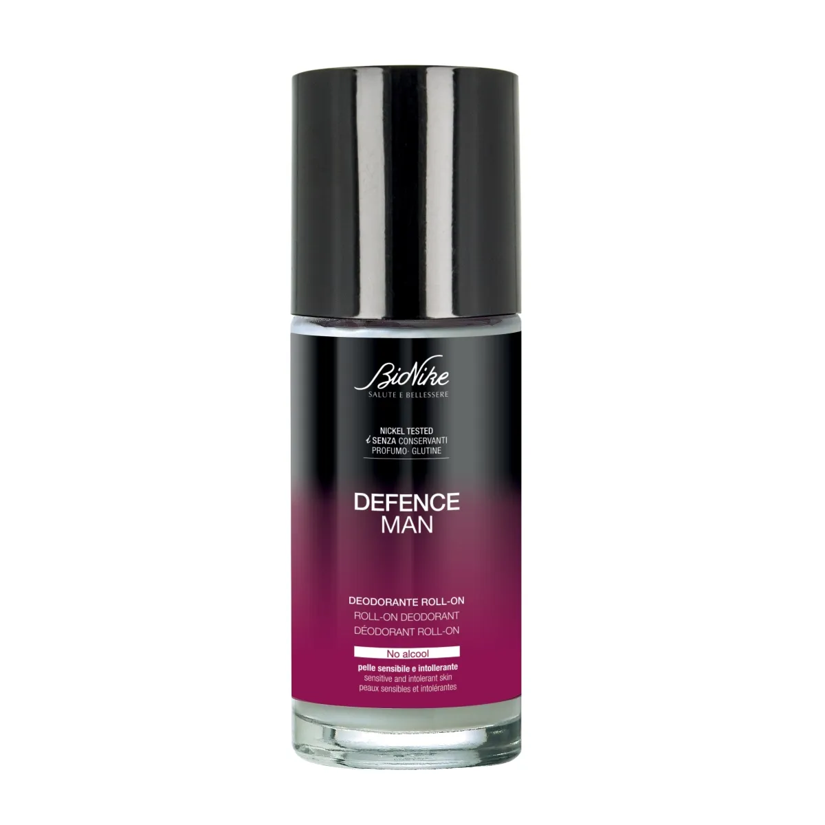 BioNike rutulinis dezodorantas be alkoholio DEFENCE MAN, 50 ml - 