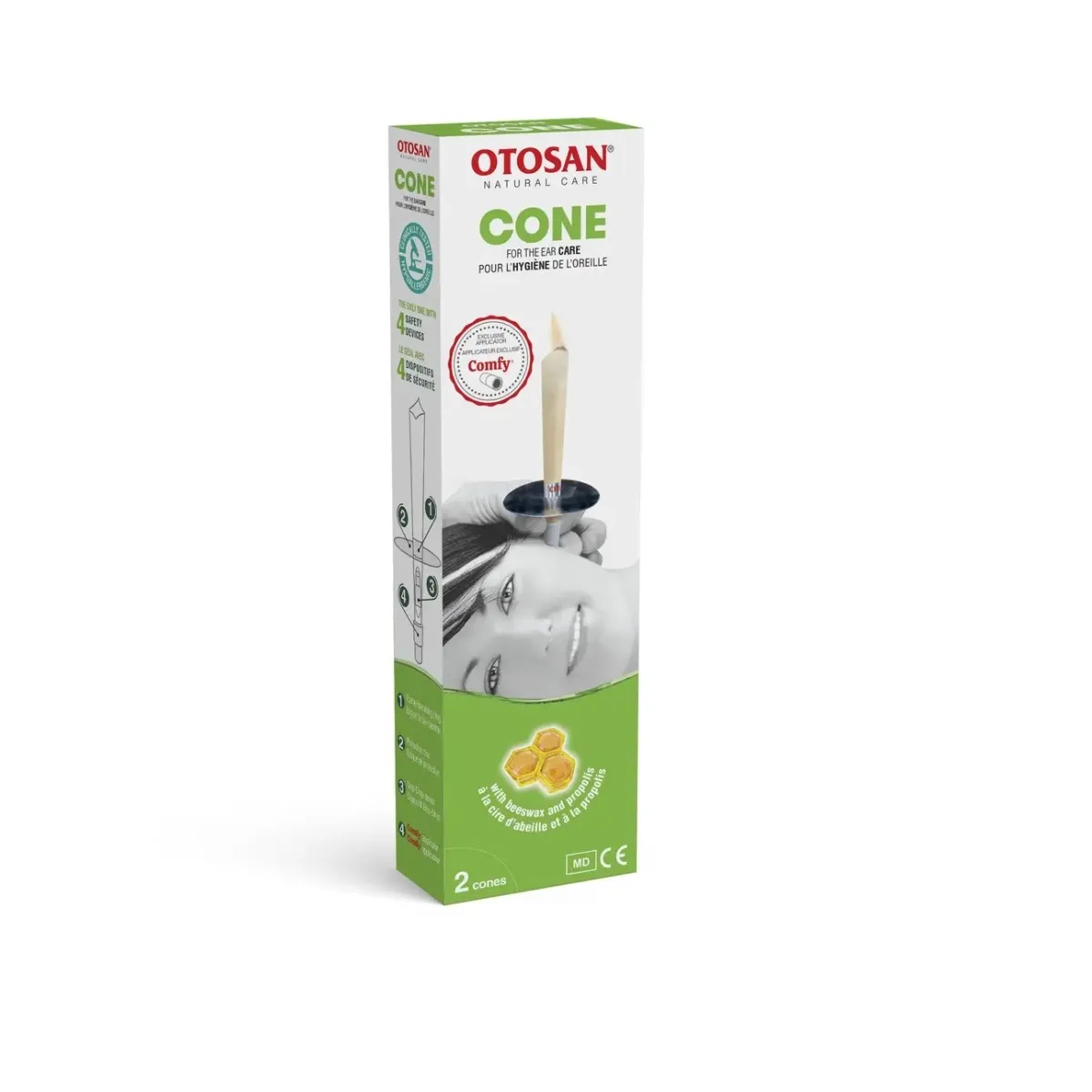 "OTOSAN® CONE" Ausų priežiūros piltuvėliai, N2 - 