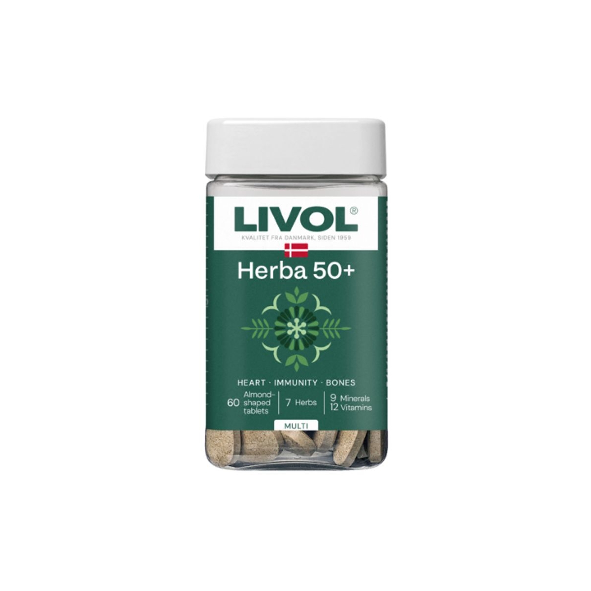 LIVOL maisto papildas MULTI HERBA 50+, N60 - 