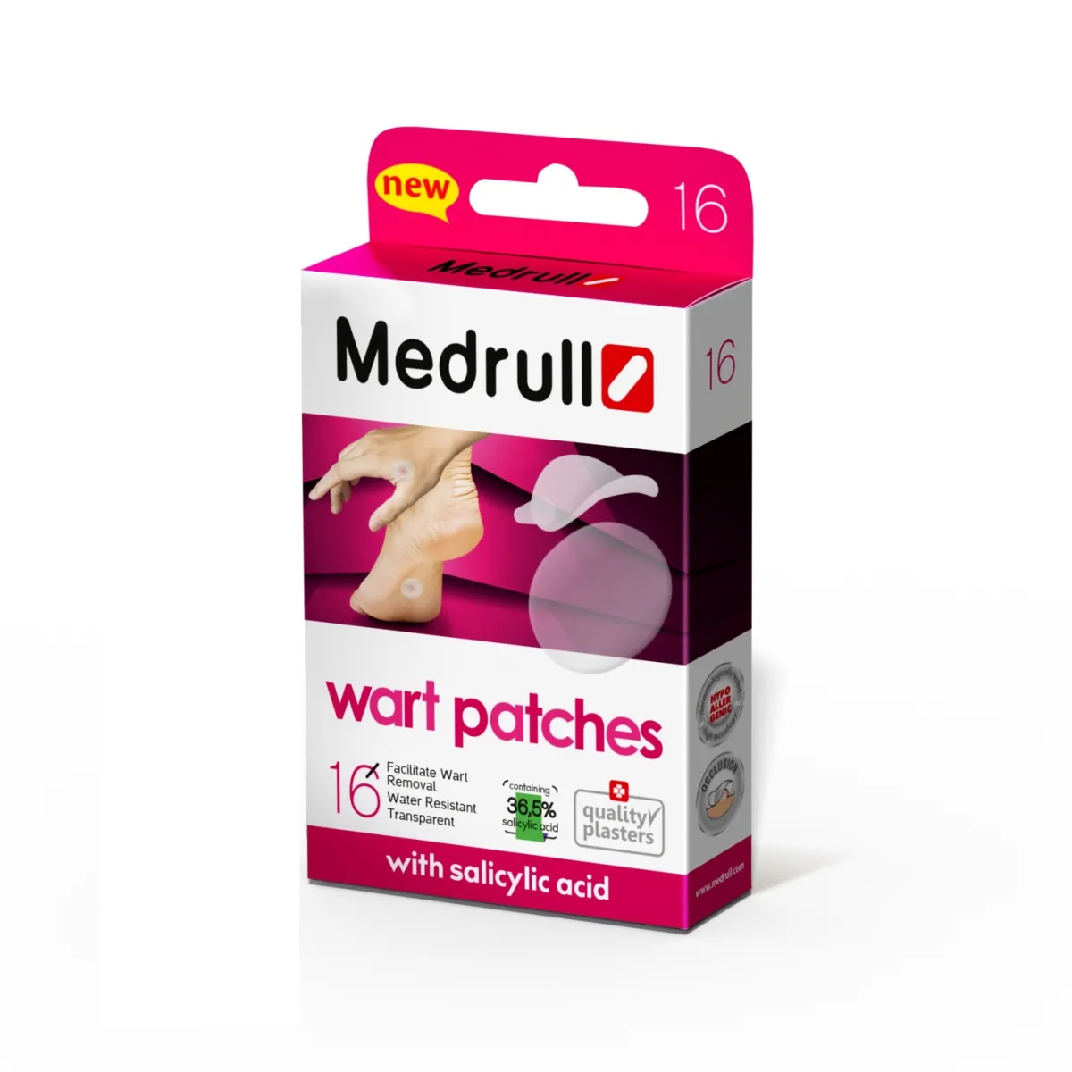 MEDRULL pleistras nuo karpų, N16 - 