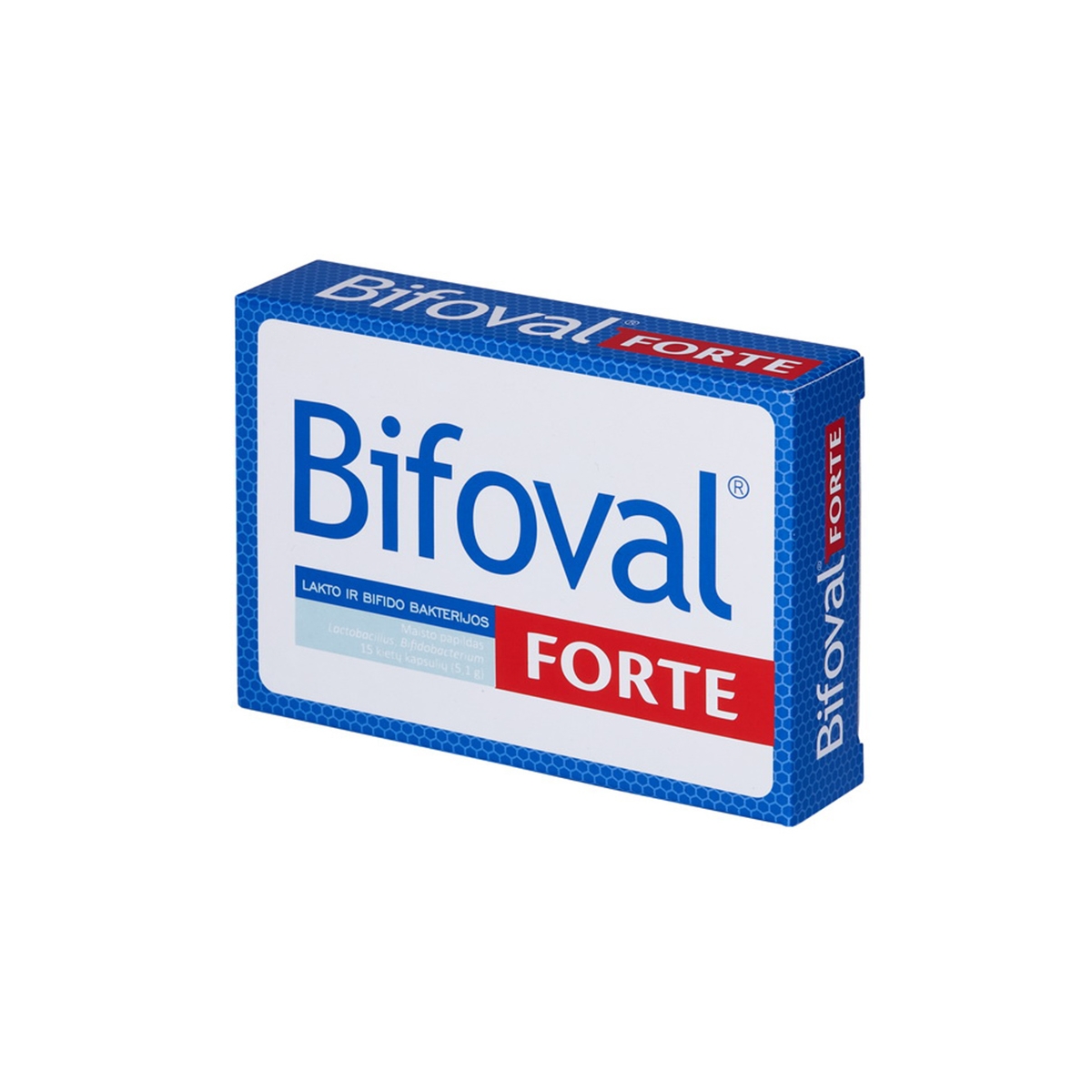 BIFOVAL FORTE, 15 kapsulių - 