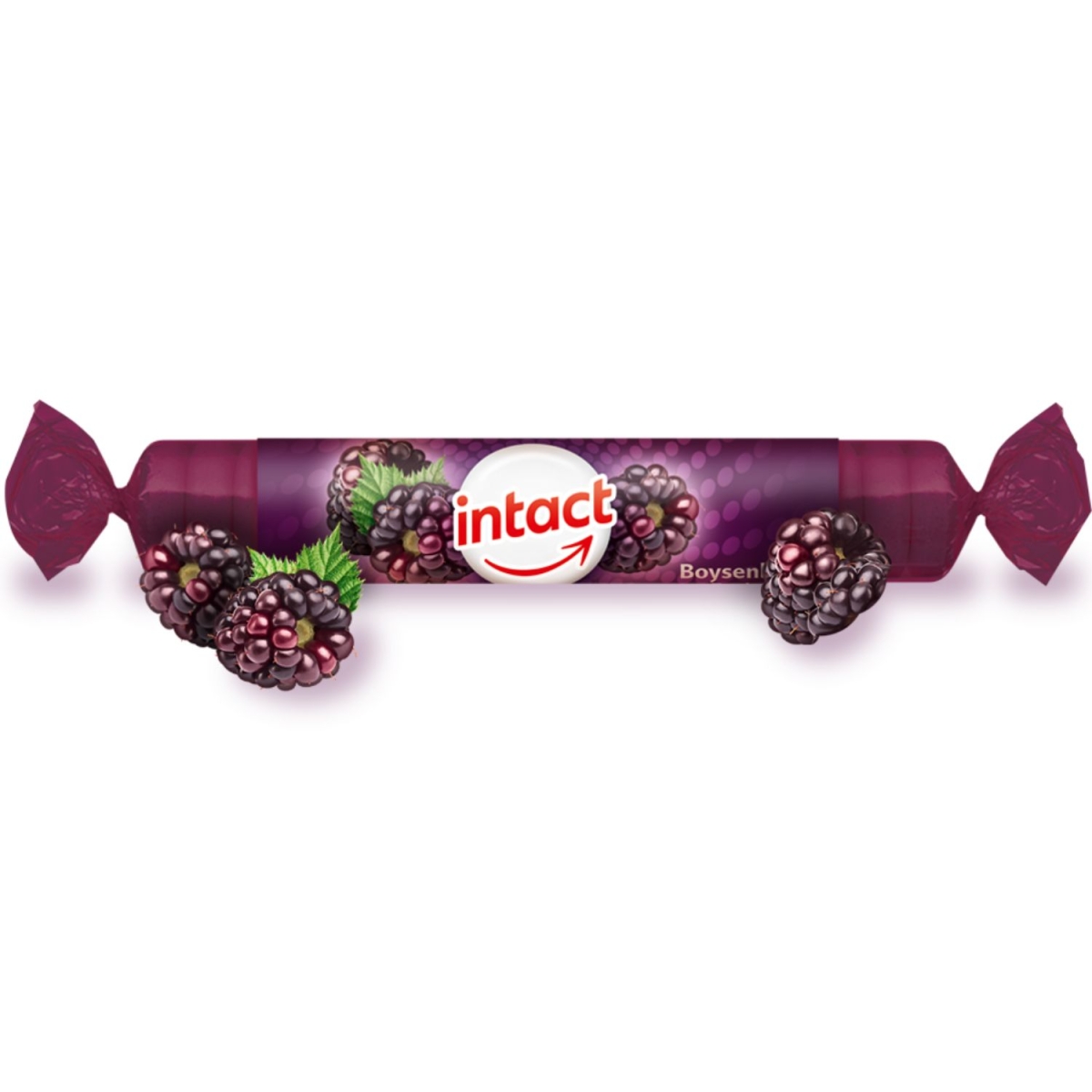 INTACT, gliukozės tabletės, gervuogių skonio, 40 g - 