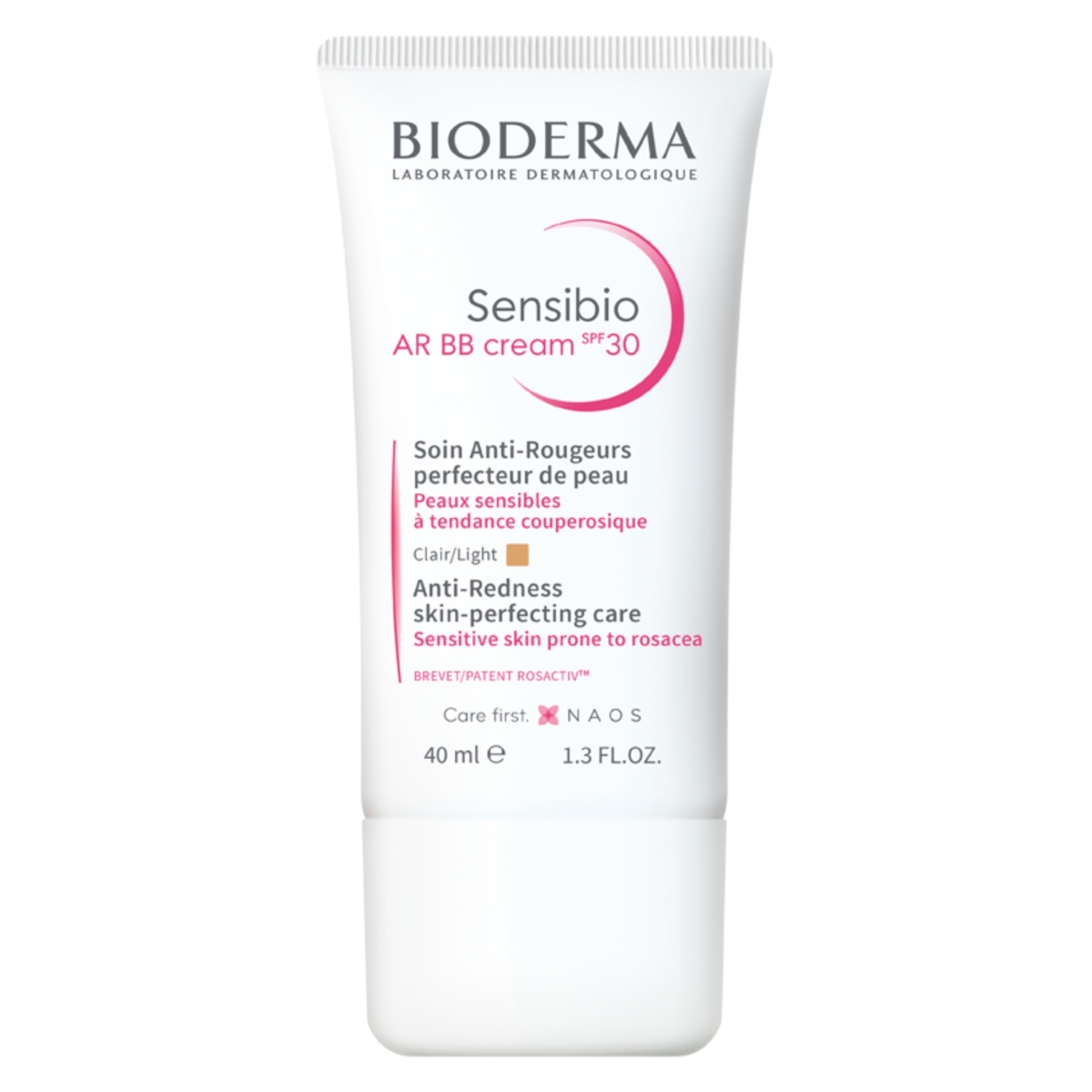 BIODERMA raustančios veido odos kremas SENSIBIO AR BB SPF30, 40ml - 