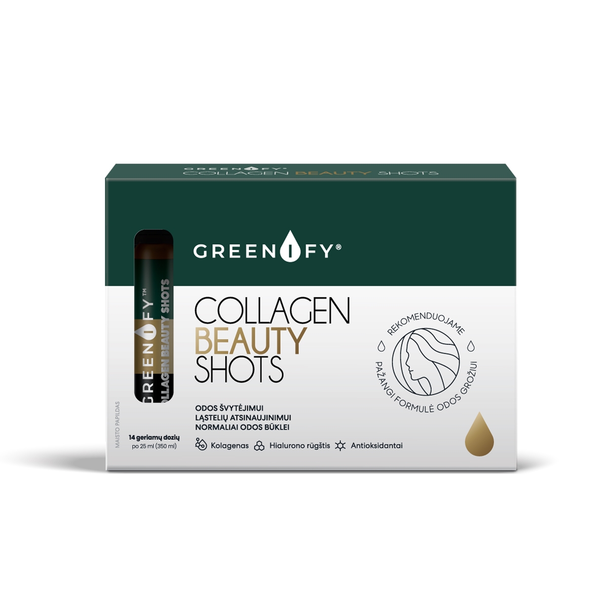 GREENIFY Collagen Beauty Shots, N14 x 25ml - 