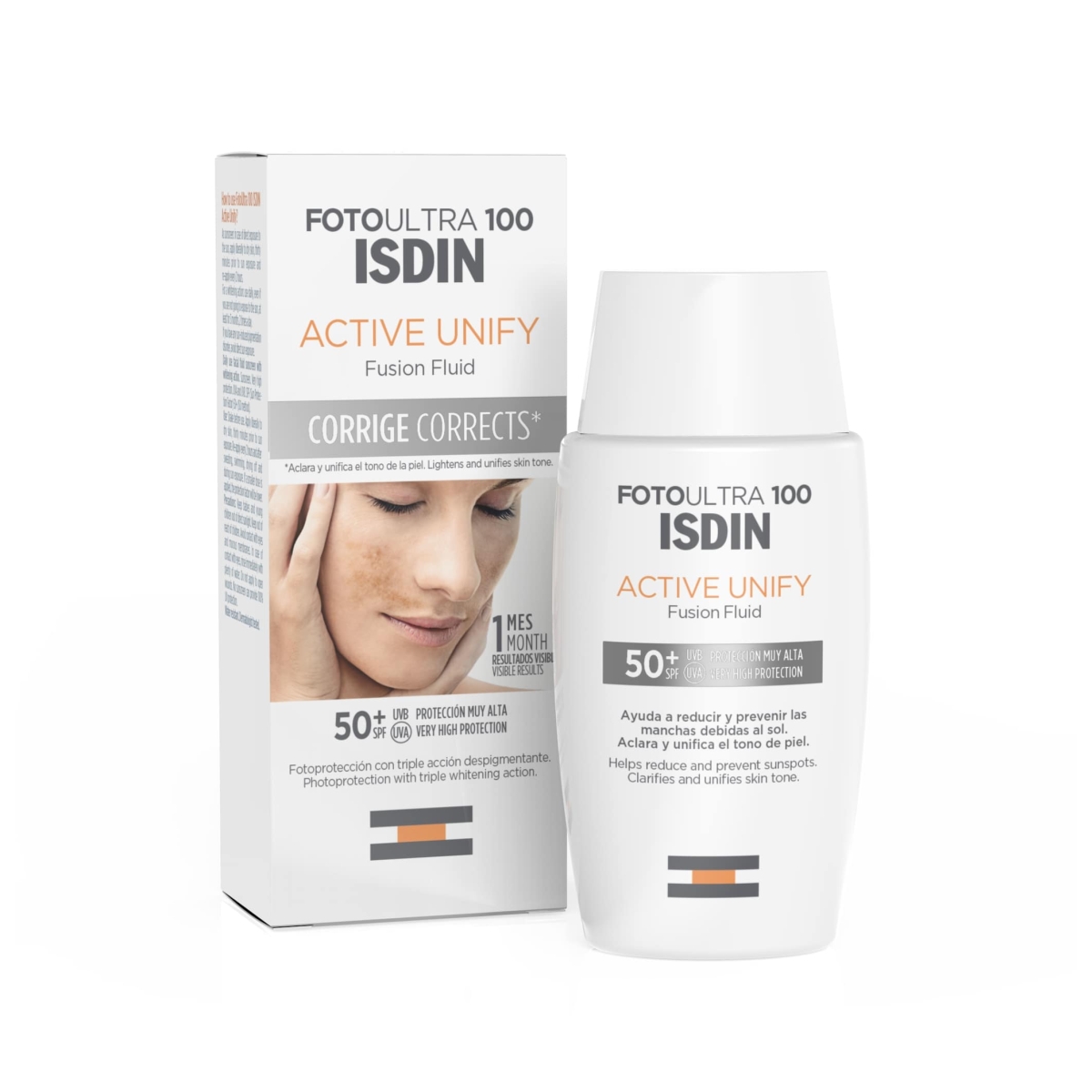 ISDIN FOTOULTRA 100 pigmentines dėmes šviesinantis apsauginis fluidas - 