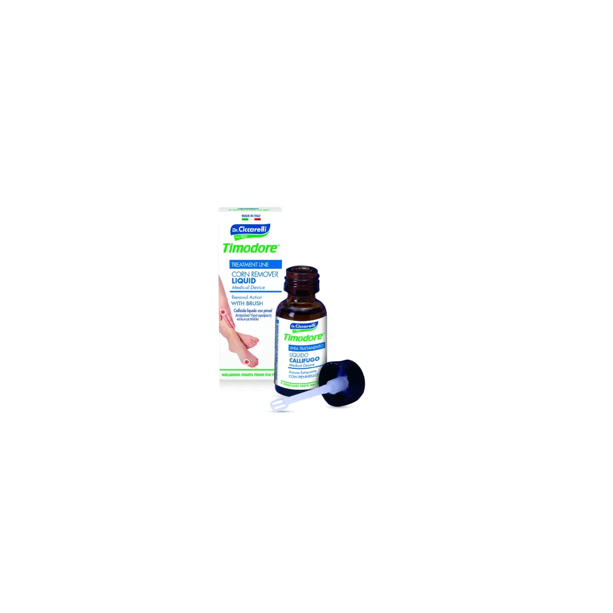 TIMODORE nuospaudas šalinantis skystis su aplikatoriumi, 12ml - 