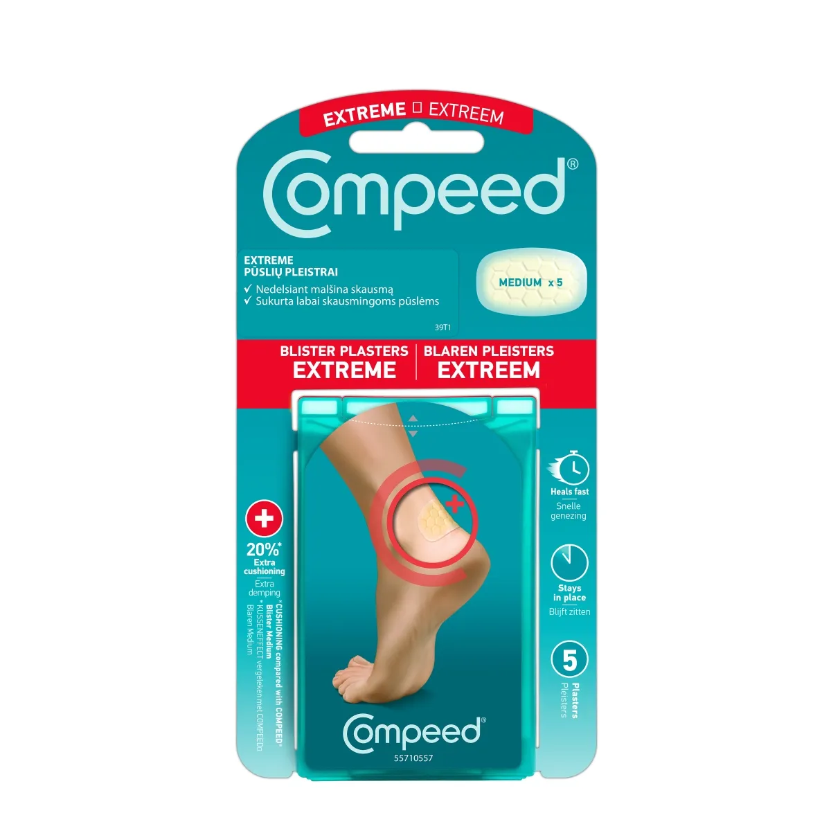 COMPEED pūslių pleistrai sportuojantiems, N5 - 