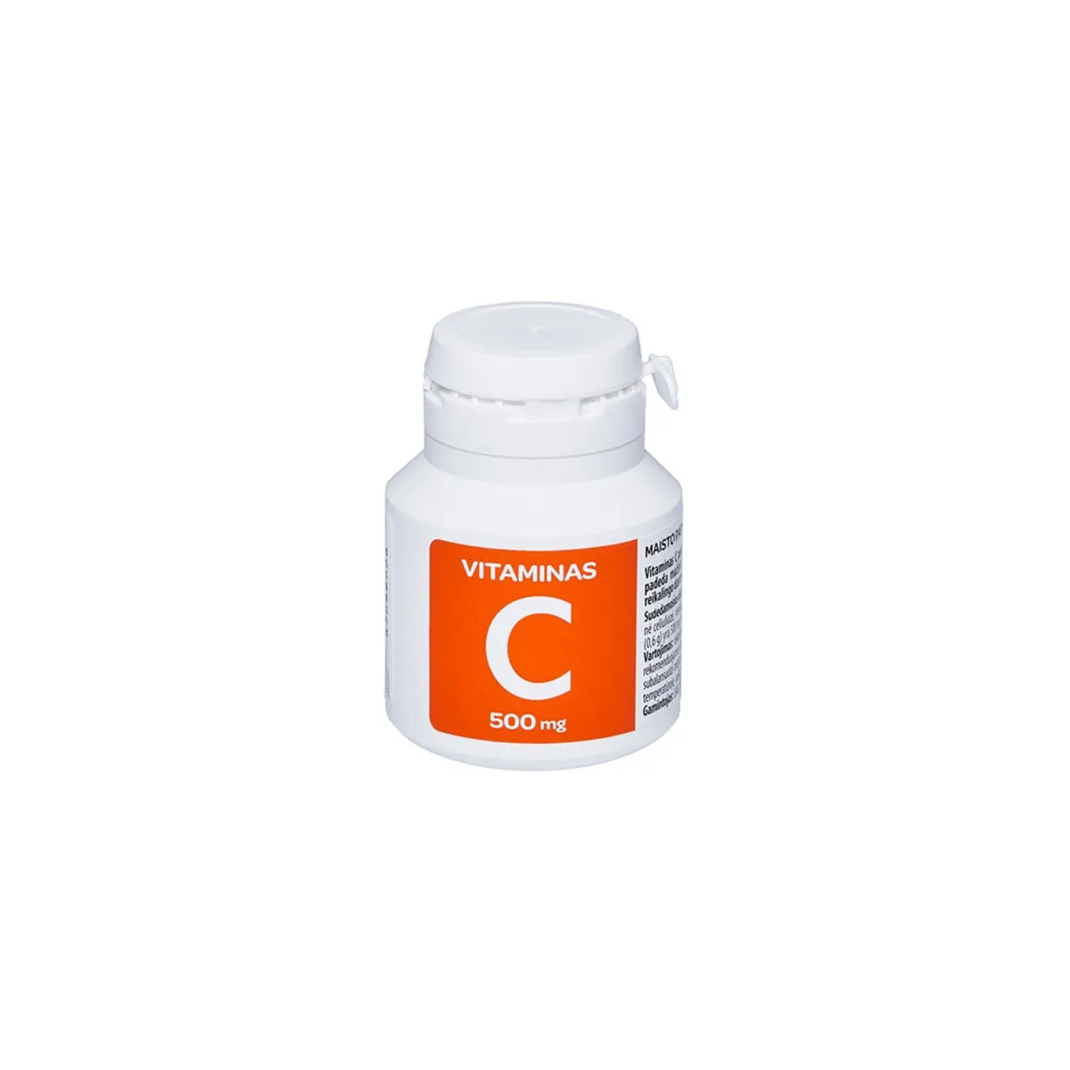 VITAMINAS C 500 mg, 50 tablečių - 