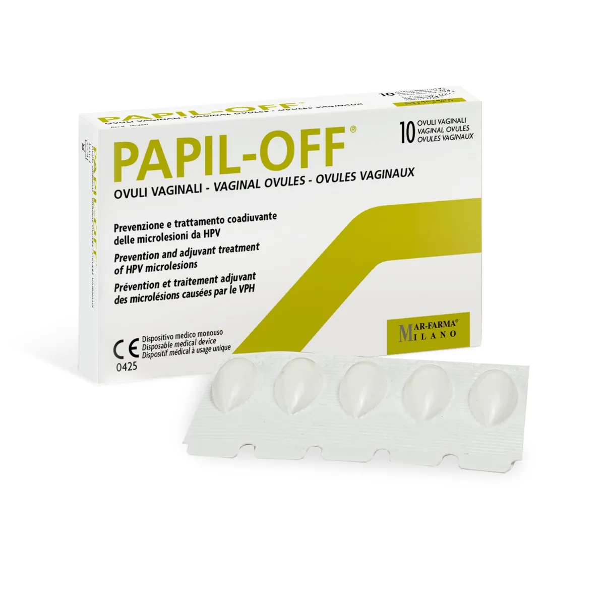 PAPIL-OFF makšties ovulės N10 - 