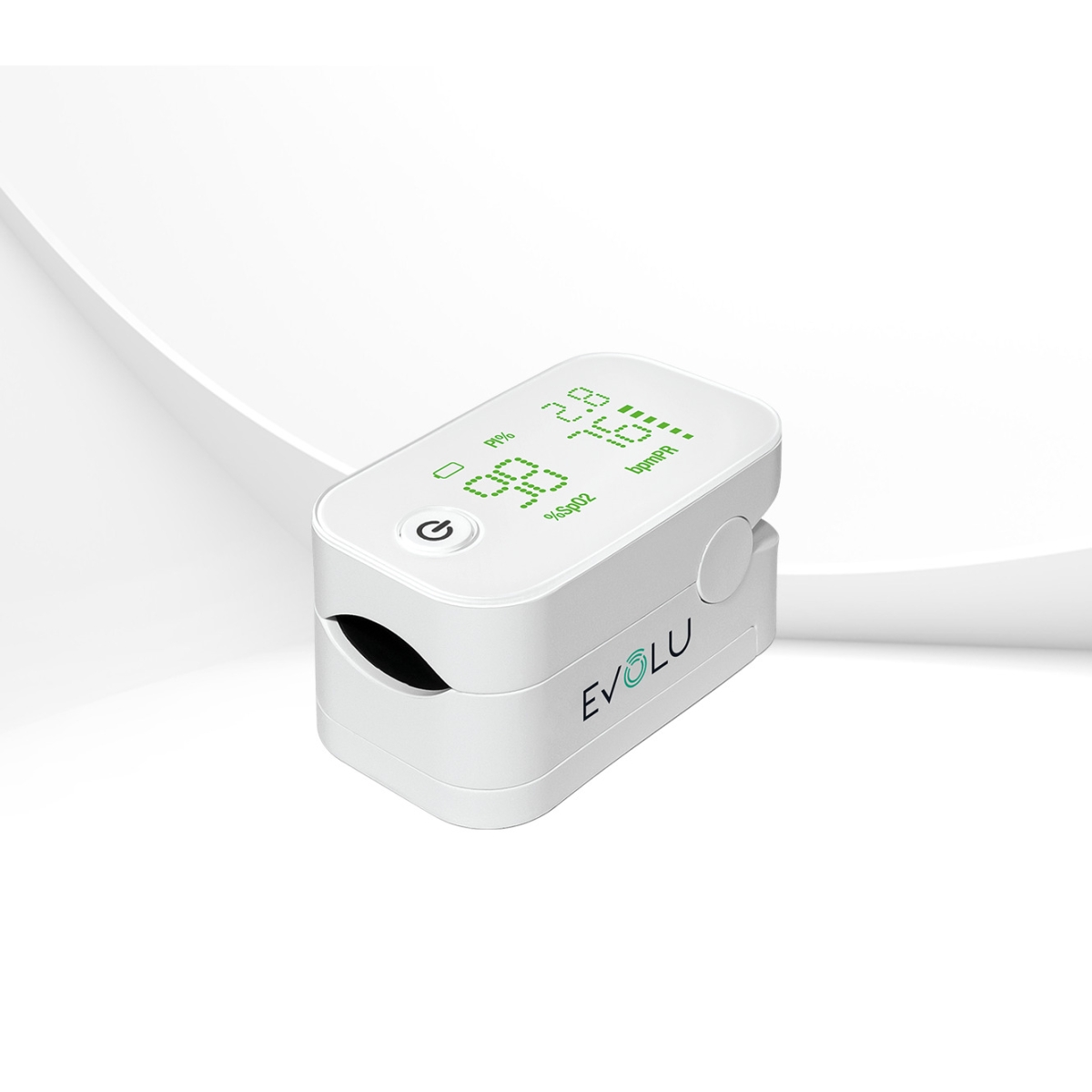 Evolu pulsoksimetras ant piršto - 