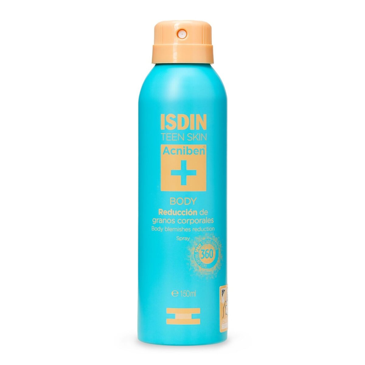 ISDIN purškiama dulksna į aknę linkusiai odai ACNIBEN® BODY, 150ml - 