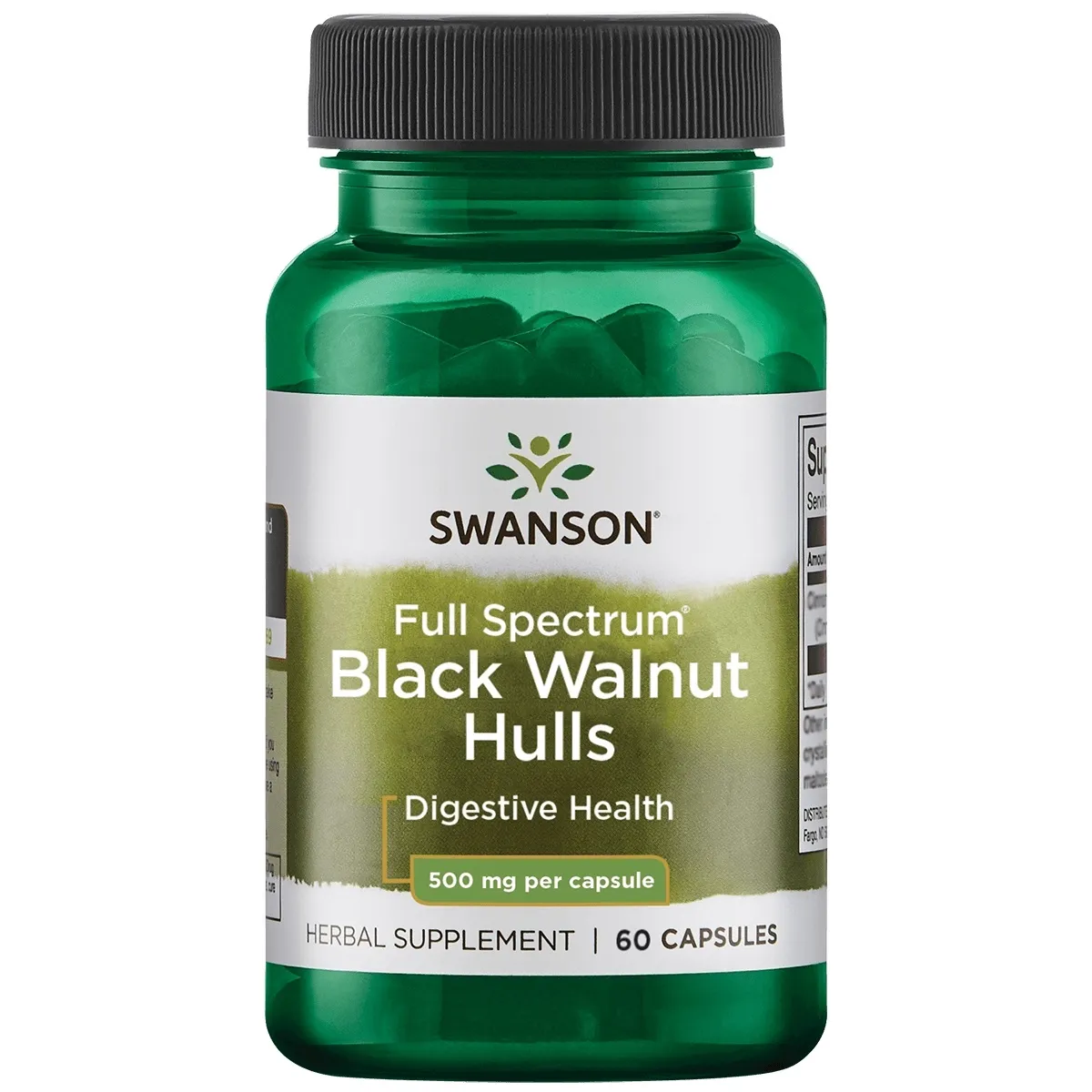 SWANSON BLACK WALNUT (JUODASIS RIEŠUTMEDIS) 60 KAPS. - 