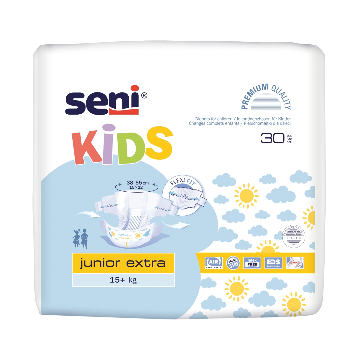 SENI Kids Junior Extra (premium) 15+ kg N30 - 