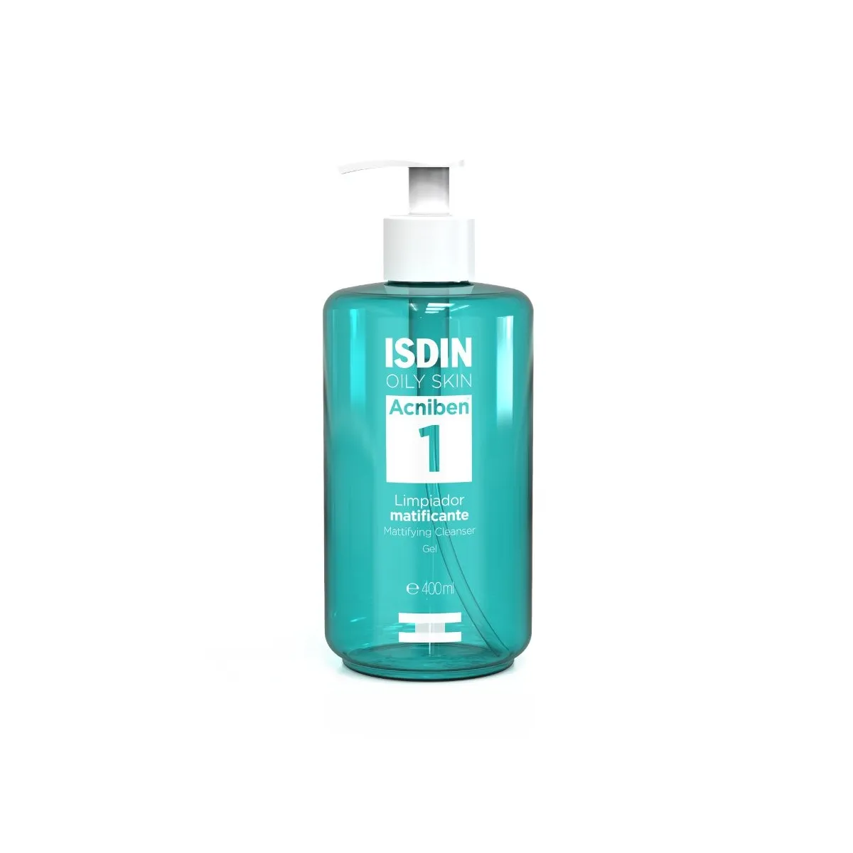ISDIN matiškumo suteikiantis prausimosi gelis ACNIBEN, 400ml - 