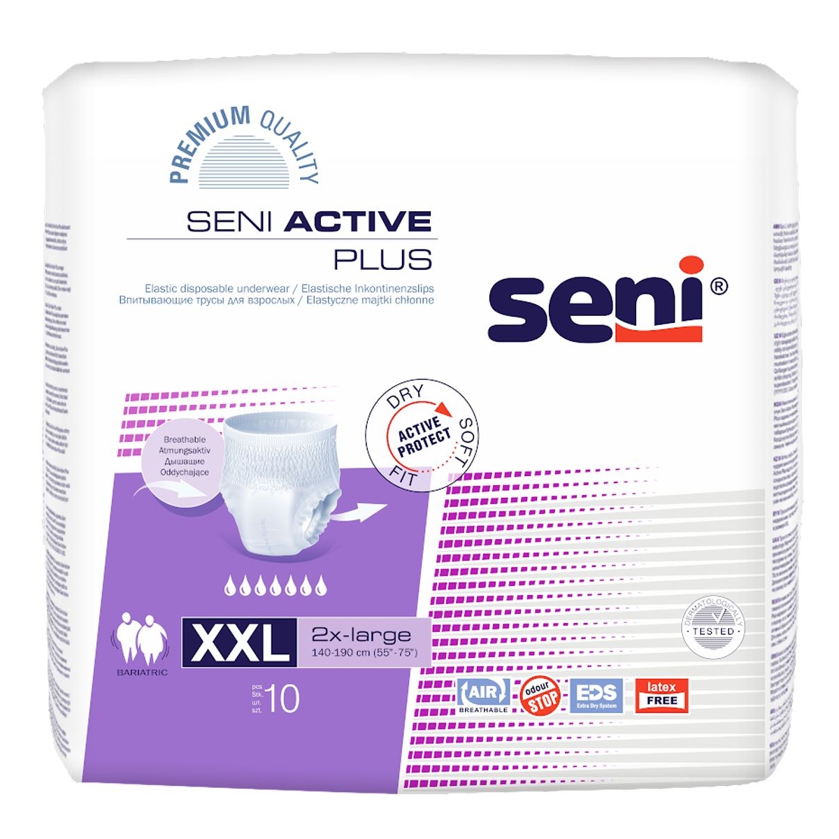 SENI Active Plus XXL (premium) sausk.-keln. N10 - 