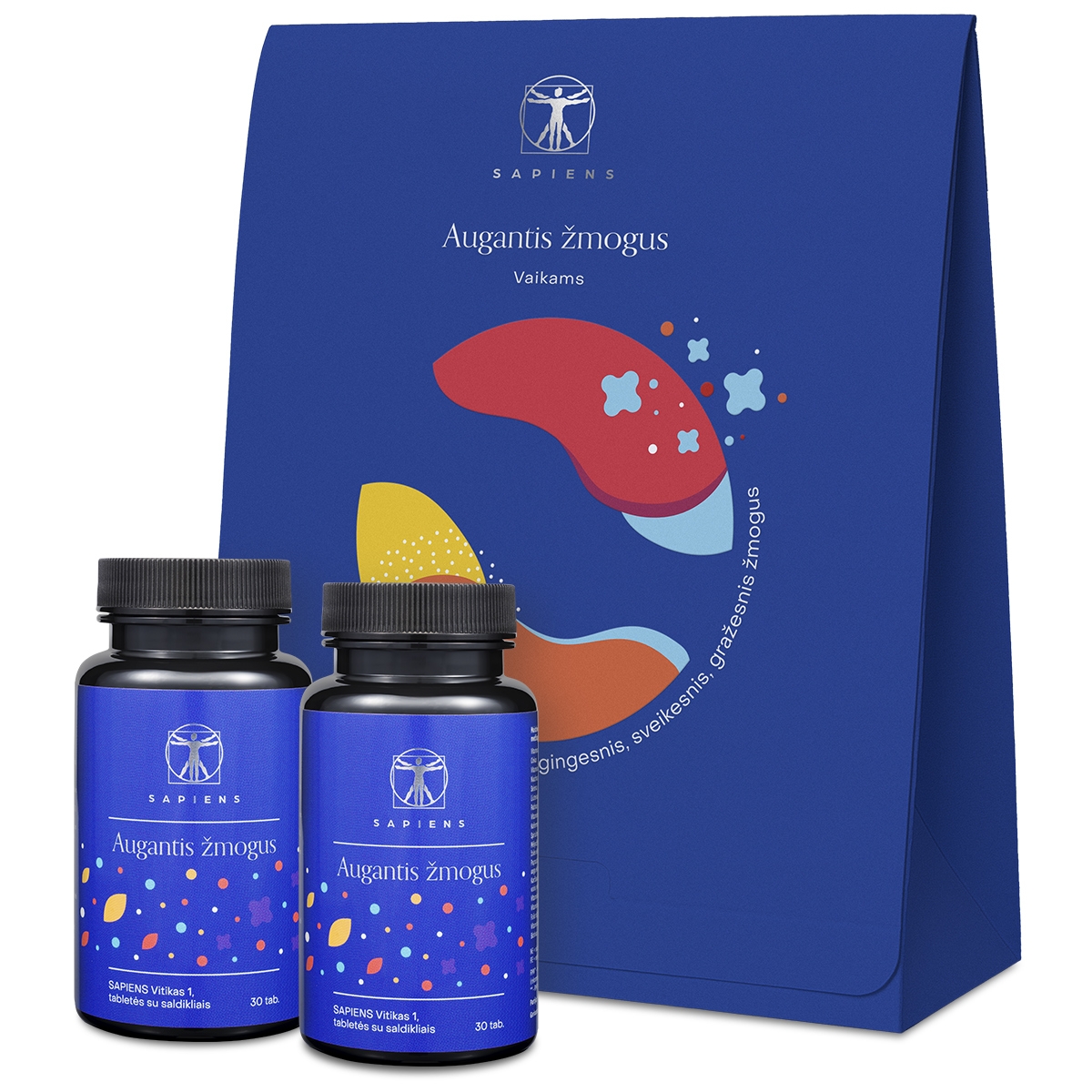 SAPIENS Multivitaminai vaikams kramtomosios tabletės N60 - 