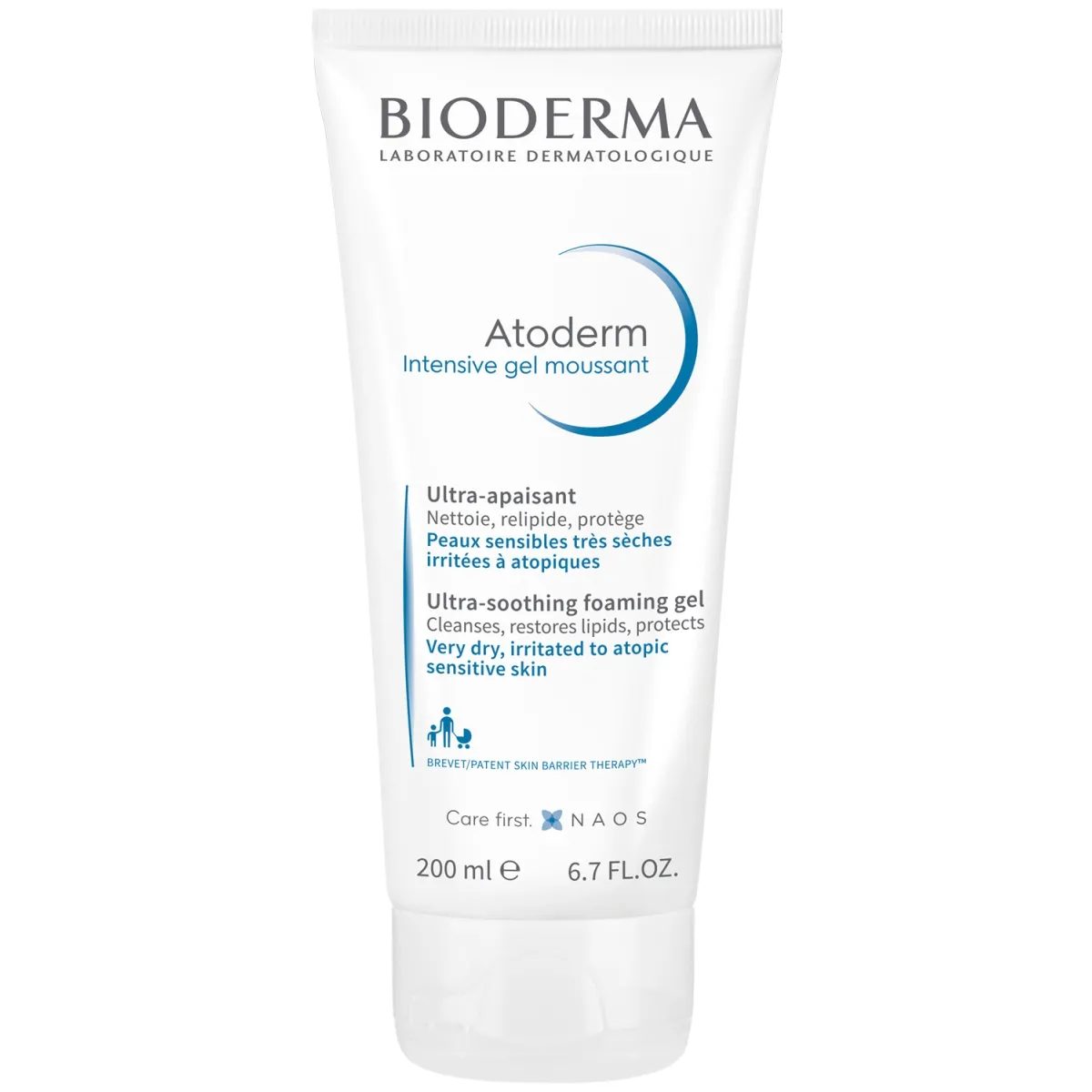 BIODERMA gelinis prausiklis ATODERM INTENSIVE GEL MOUSSANT, 200ml - 