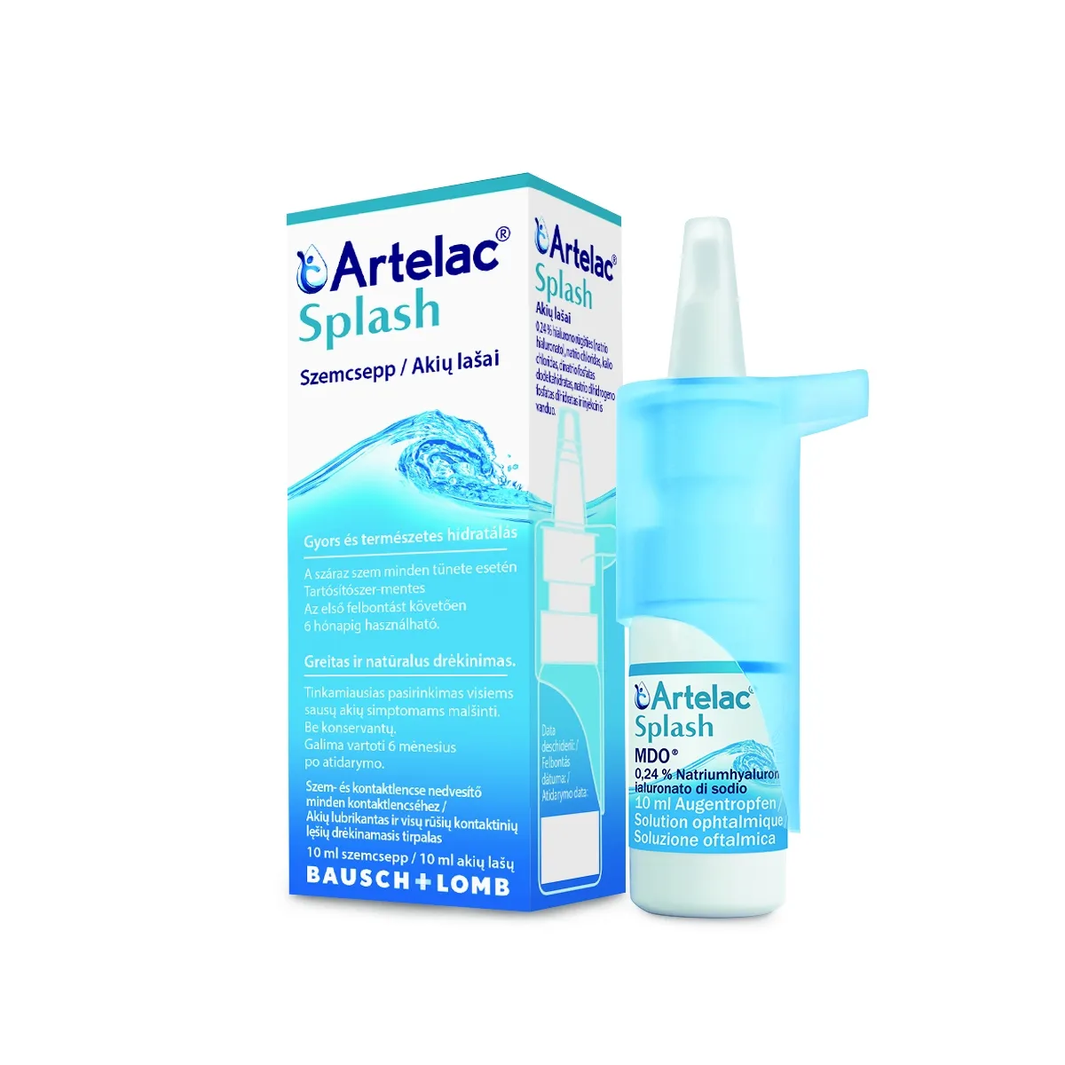 Artelac Splash akių lašai 10 ml - 