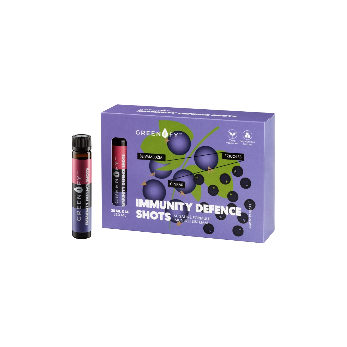 GREENIFY Immunity Defence Shots, N14 x 25ml - 
