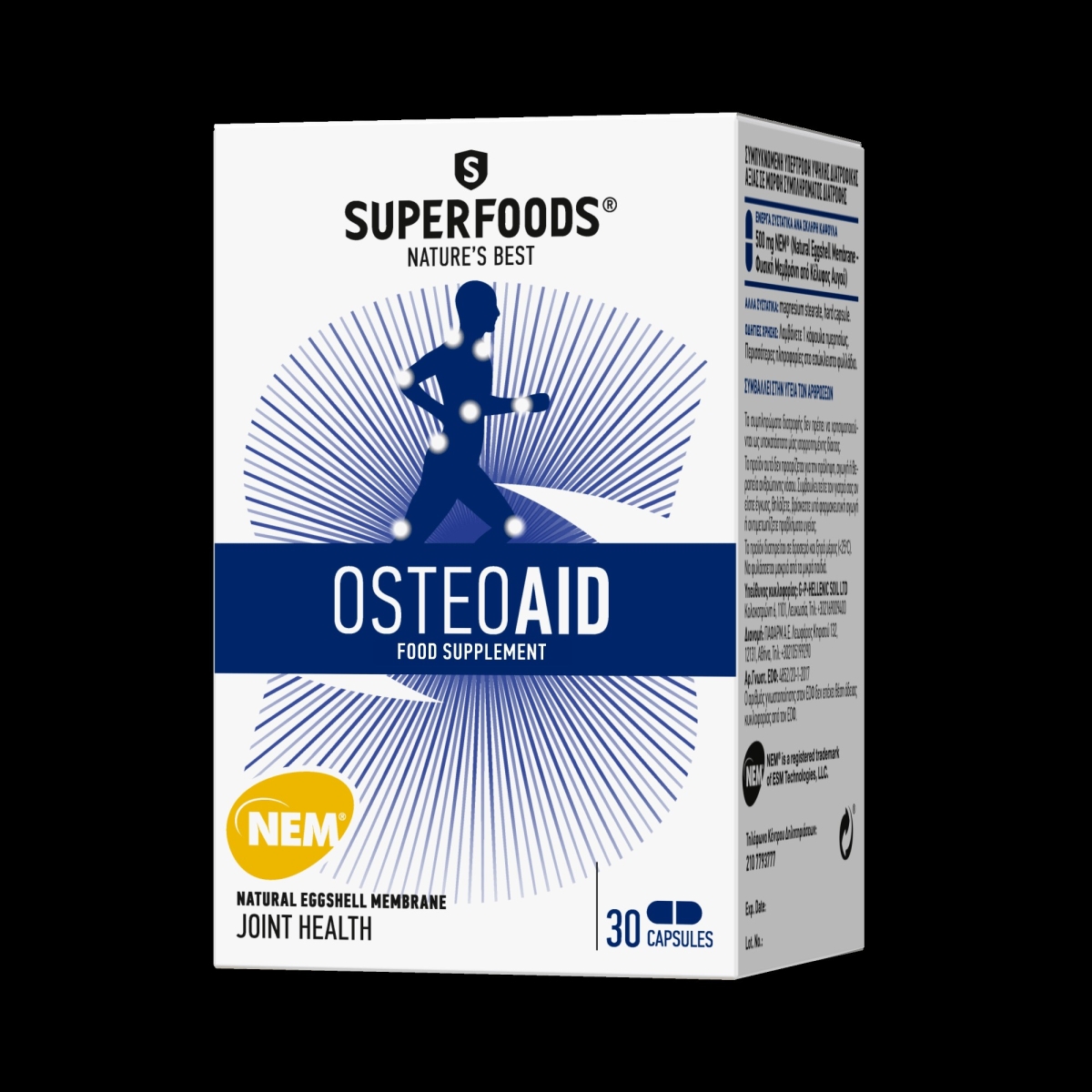SUPERFOODS OSTEOAID, 30 kapsulių - 
