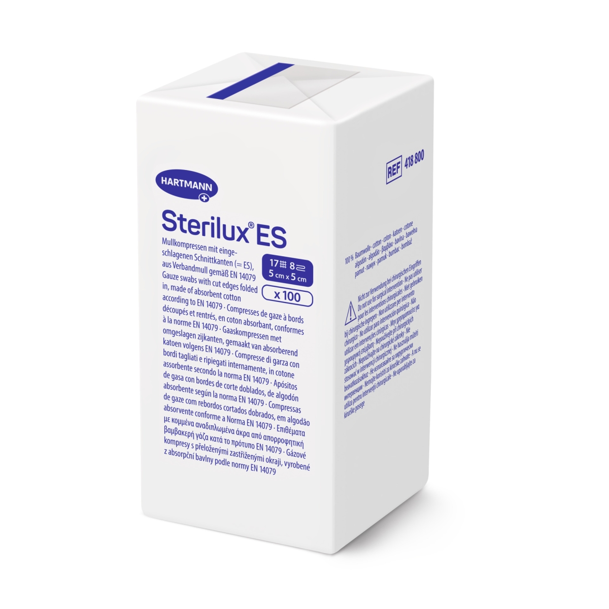 HARTMANN sterilus marlinis tvarstis STERILUX ES 5 x 5 cm, N25 - 