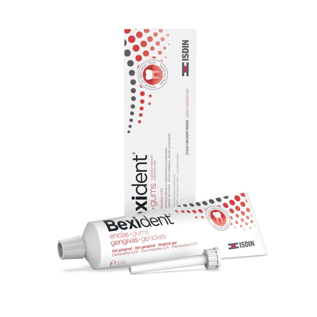 BEXIDENT TOPICAL GEL BURNOS ERTMĖS GELIS SU 0,2% CHLORHEKSIDINO, 50ml - 