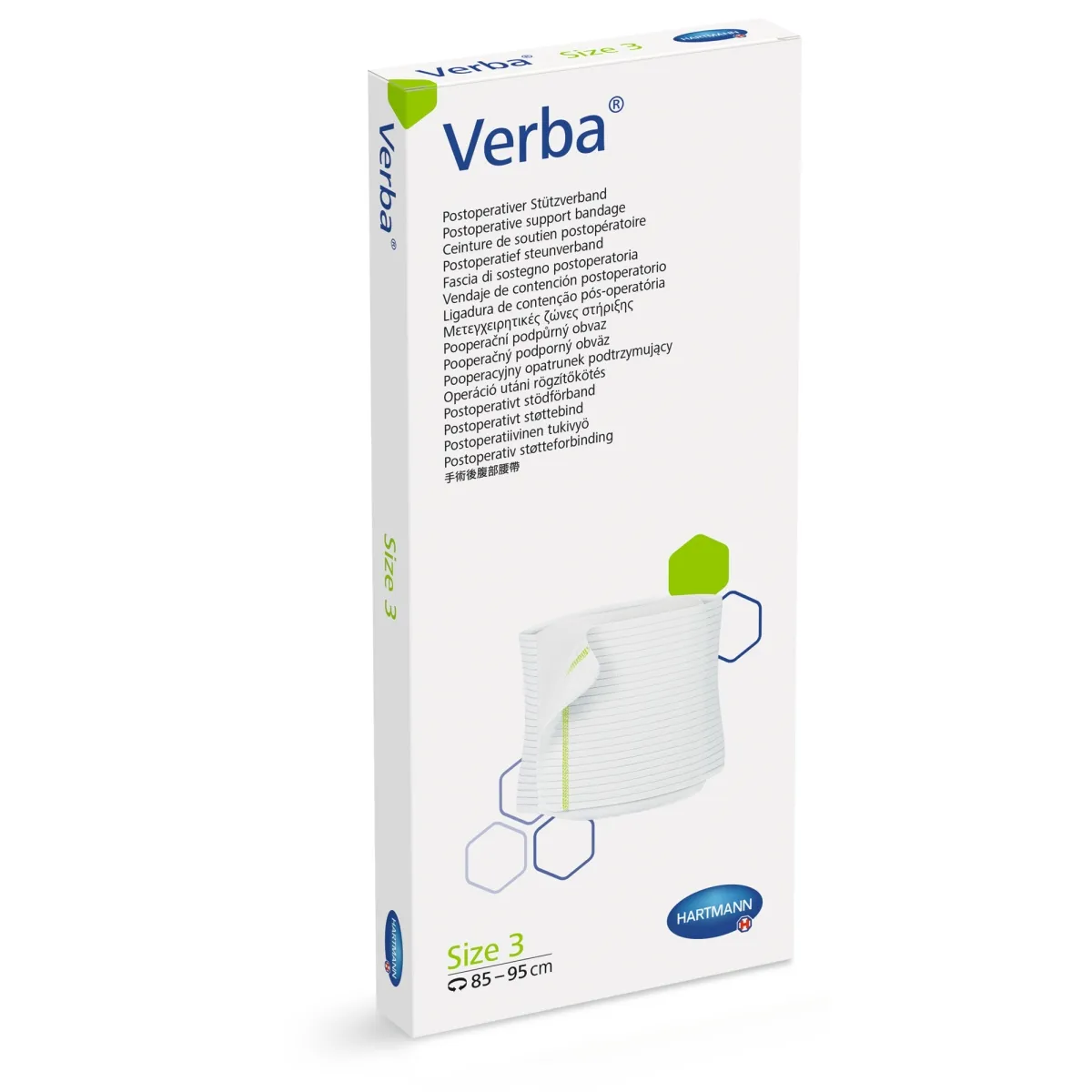 VERBA pooperacinis palaikomasis diržas, 3 dydis, 85-95cm, 1 vnt. - 