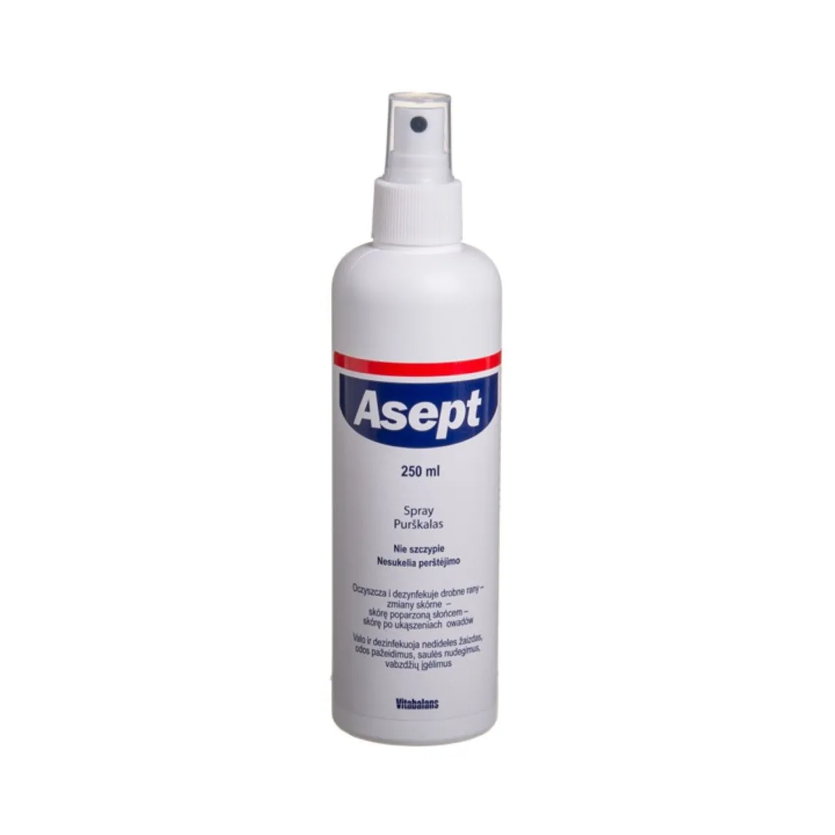 ASEPT išorinis odos purškalas, 250ml - 