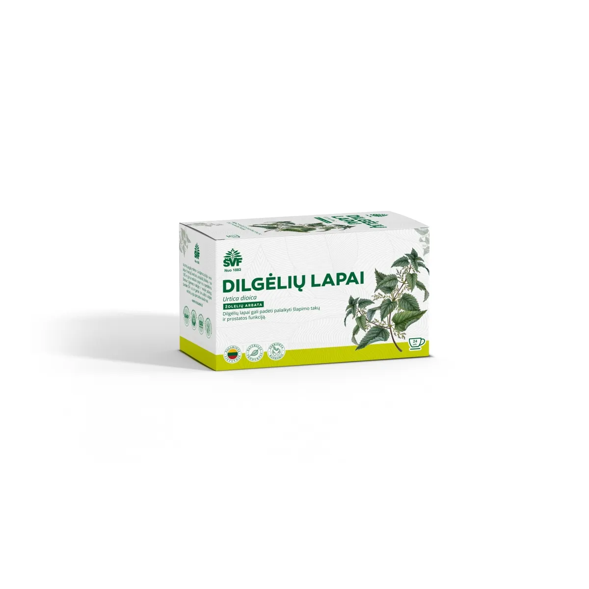 ŠVF žolelių arbata DILGĖLIŲ LAPAI, 1.5g x N24 - 