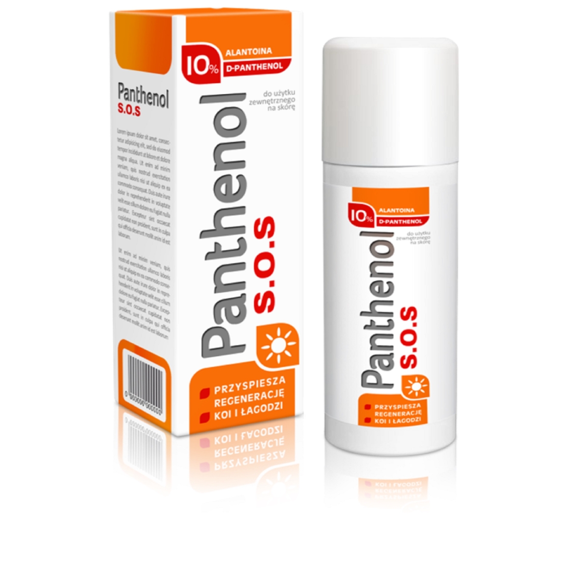 PAMEX purškiamosios odos putos PANTHENOL S.O.S., 130g - 