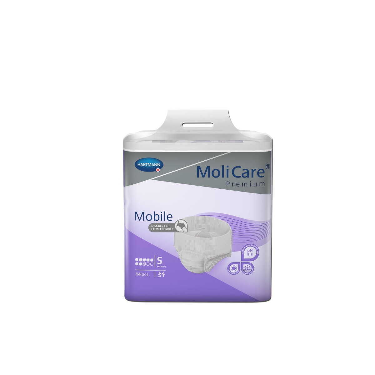 HARTMANN sauskelnės-kelnaitės MOLICARE MOBILE, 8 lašai, S,  N14 - 