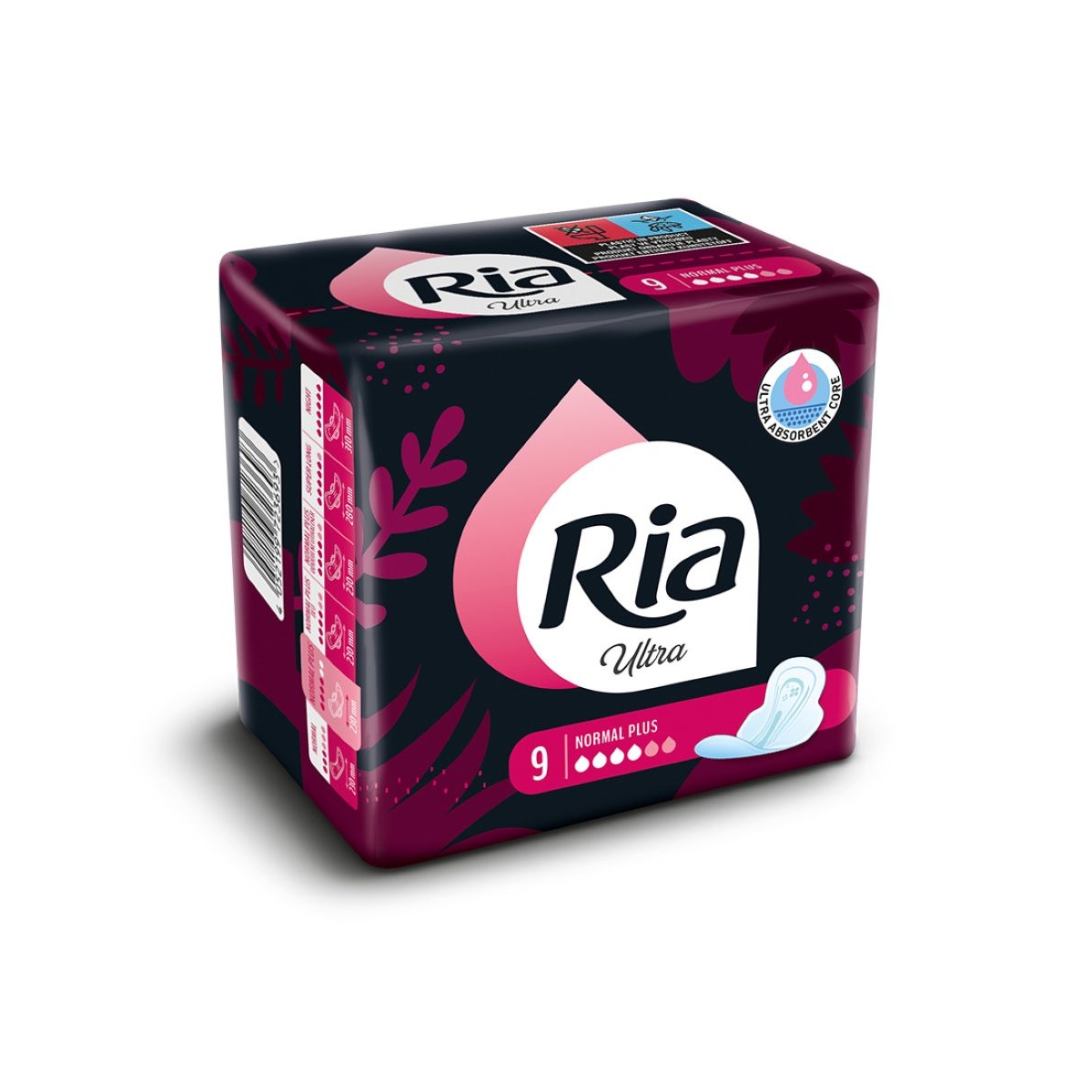 HARTMANN įklotai su sparneliais RIA ULTRA NORMAL PLUS, N9 - 