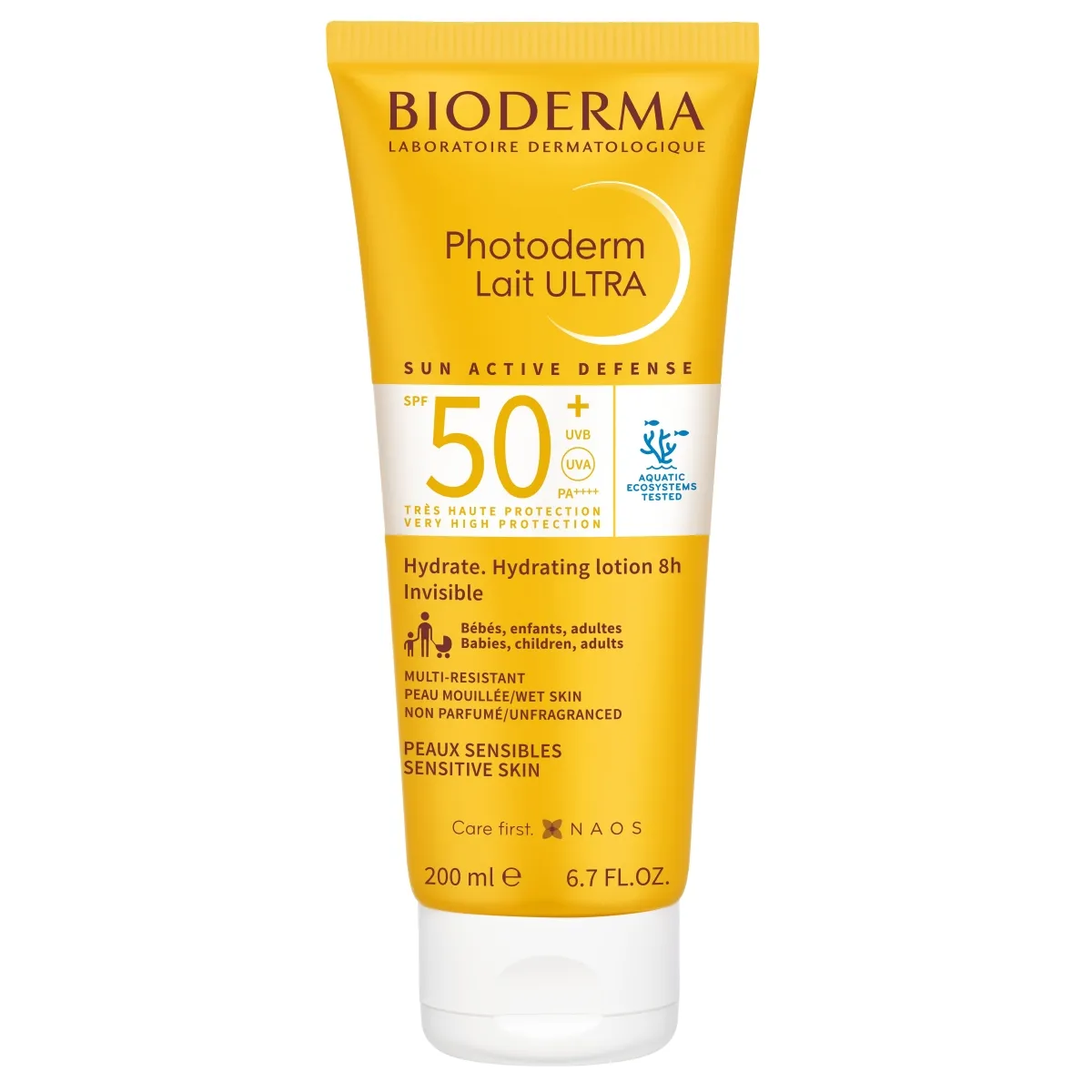 BIODERMA apsauginis losjonas nuo saulės, PHOTODERM LAIT ULTRA SPF50+ - 