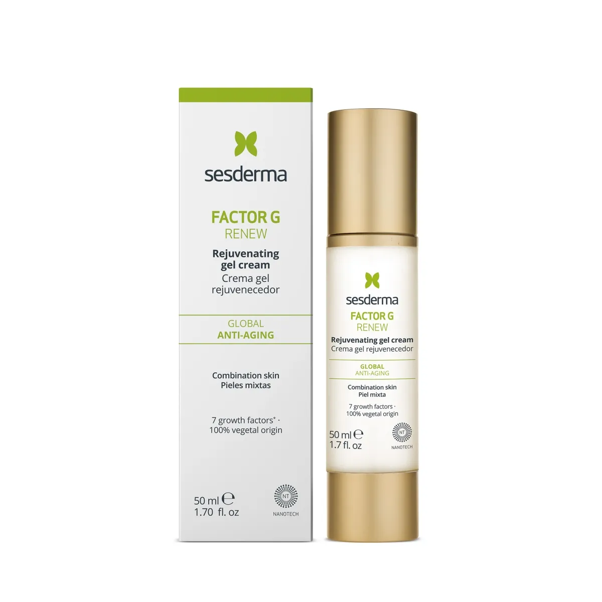 SESDERMA FACTOR G regeneruojamasis gelinis kremas, 50ml - 