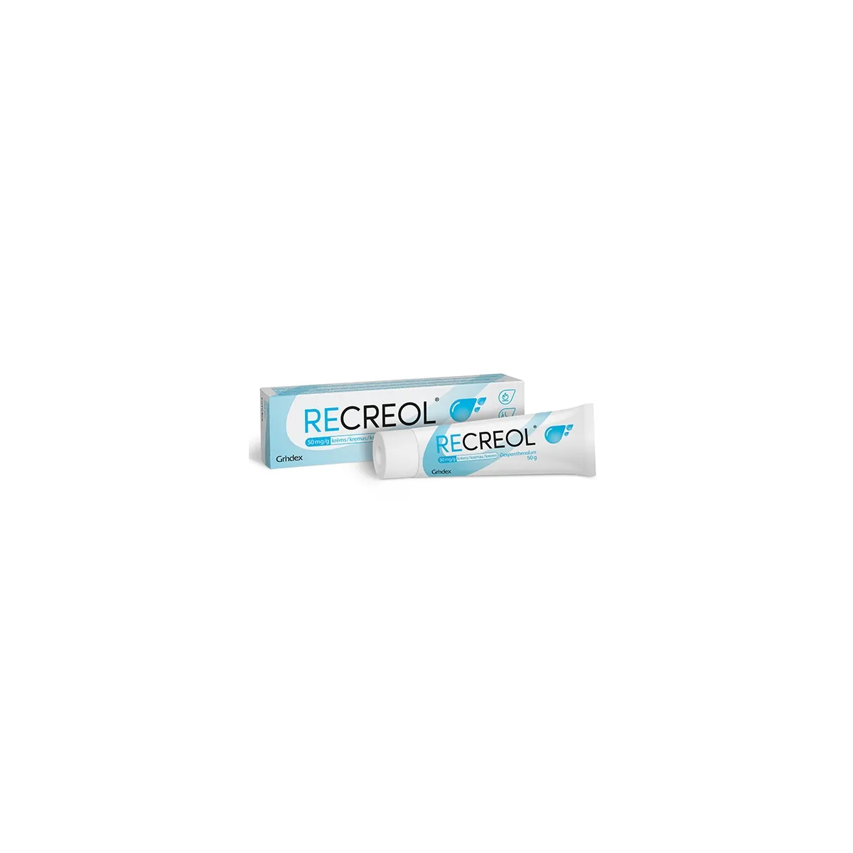 RECREOL 50mg/g kremas 50g - 