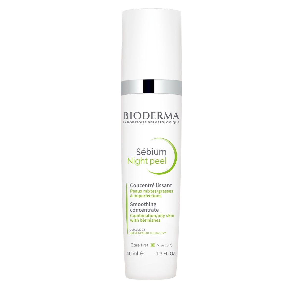 BIODERMA koncentratas riebiai ir mišriai odai SEBIUM NIGHT PEEL, 40ml - 