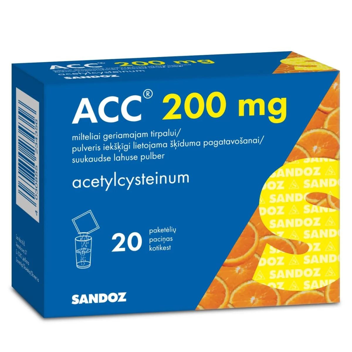 ACC 200mg milt. 3g N20 - 