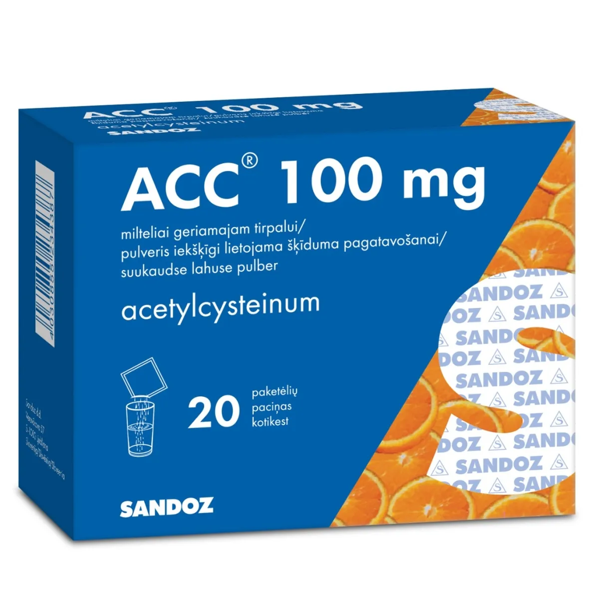 ACC 100mg milt. 3g N20 - 