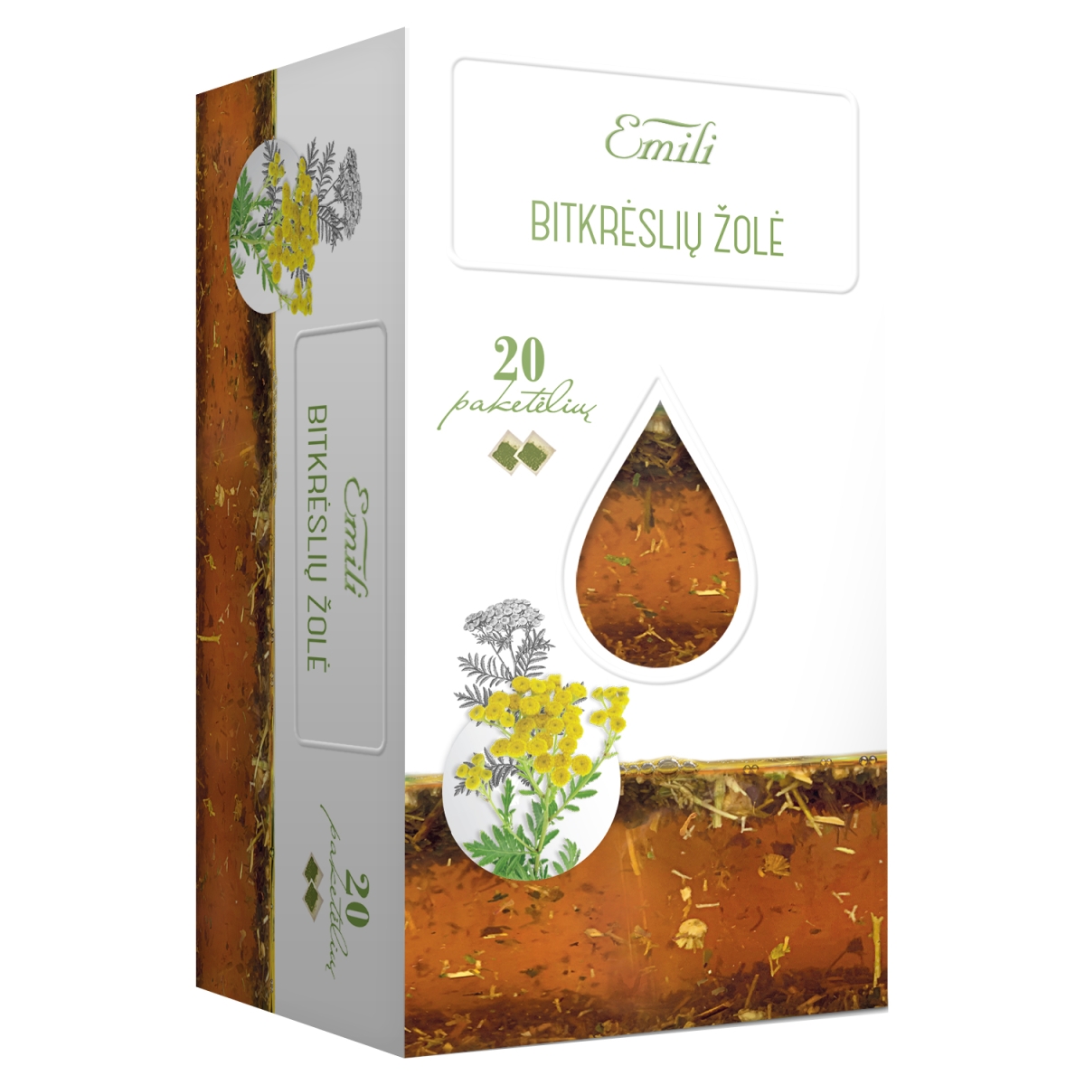 EMILI bitkrėslių žolė, 1,5g x N20 - 