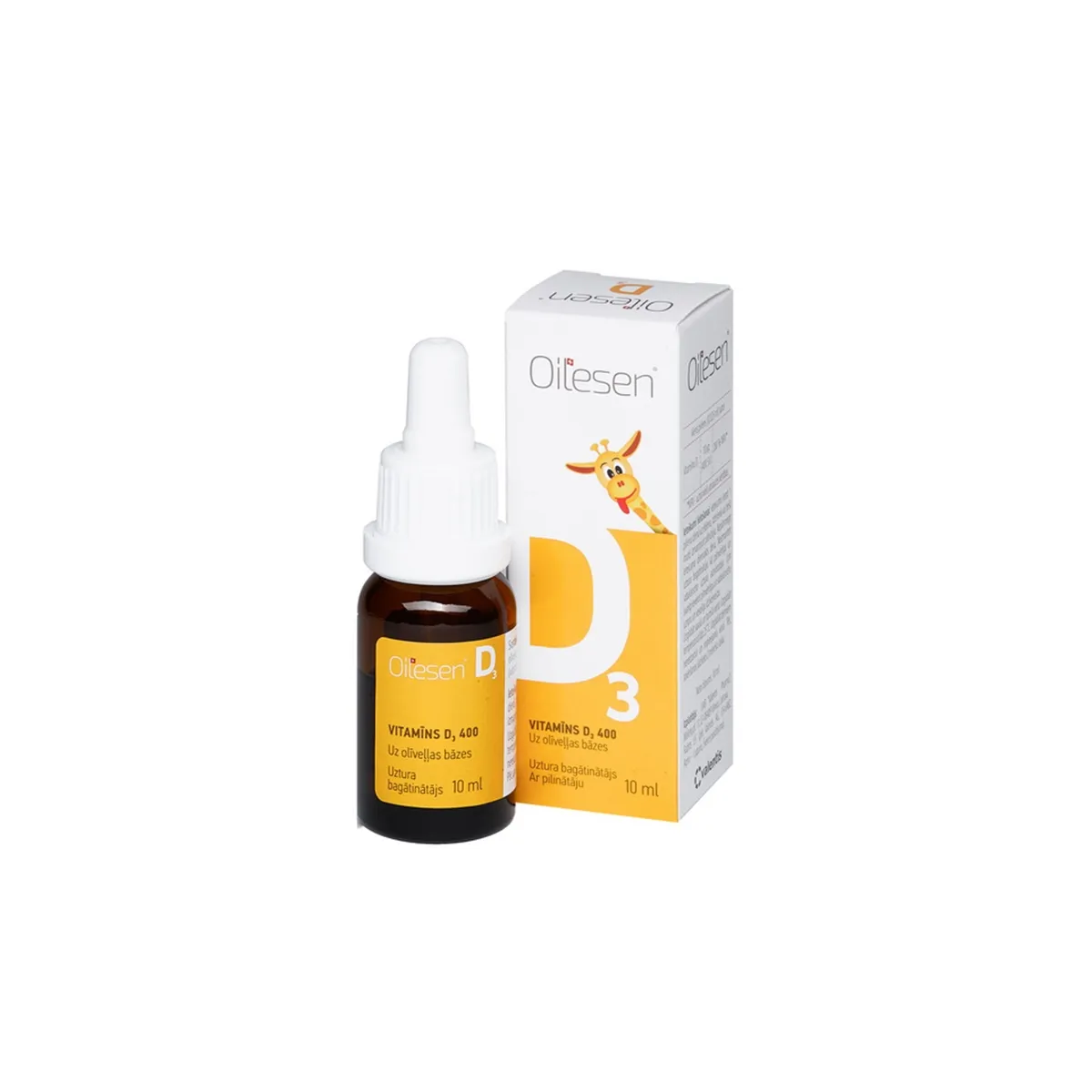 OILESEN VITAMINS D3 400 IU, 10ml - 