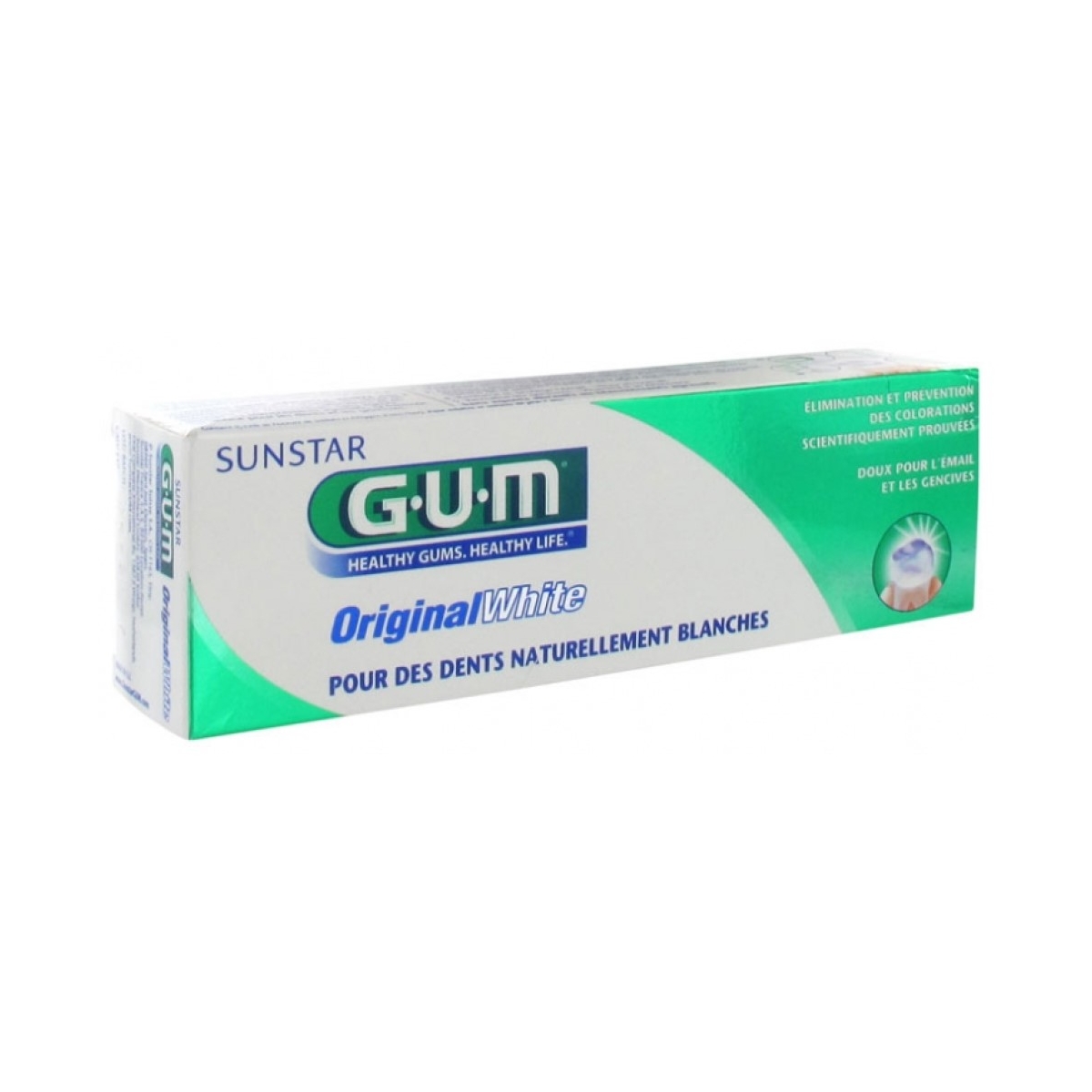 G.U.M. balinanti dantų pasta ORIGINAL WHITE, 75ml - 