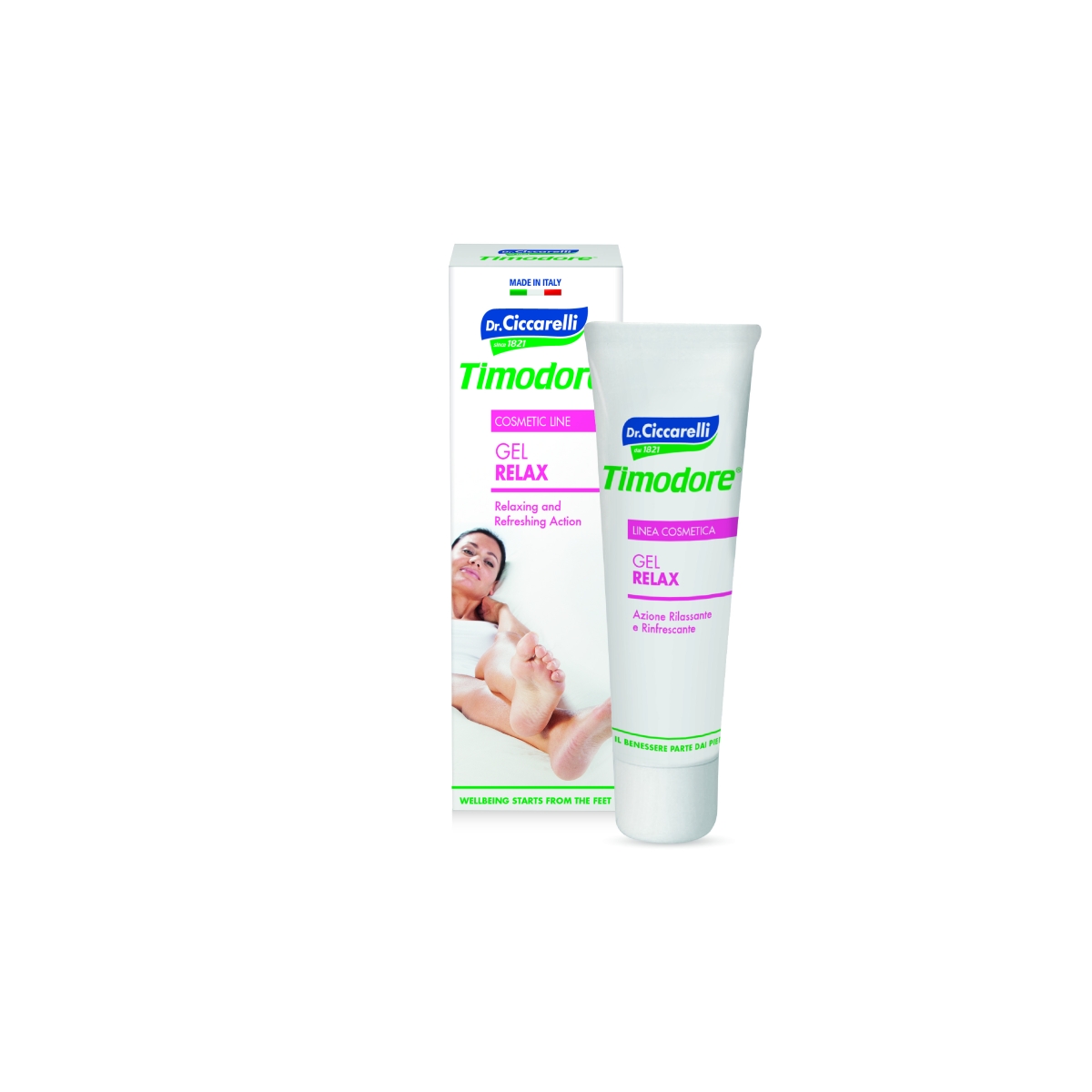 CICCARELLI atpalaiduojantis gelis pėdoms TIMODORE, 50 ml. - 