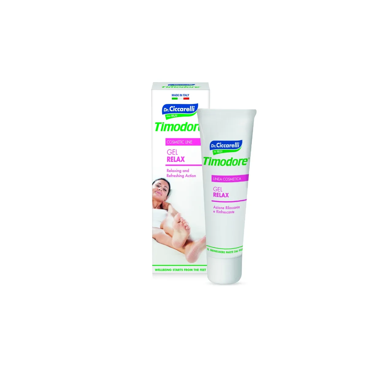 CICCARELLI atpalaiduojantis gelis pėdoms TIMODORE, 50 ml. - 