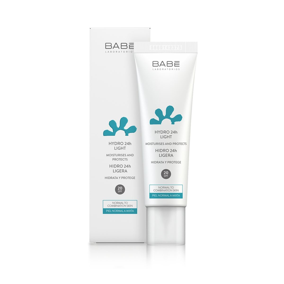 BABÉ drėkinamasis kremas FACIAL HYDRO 24H LIGHT SPF 20, 50ml - 