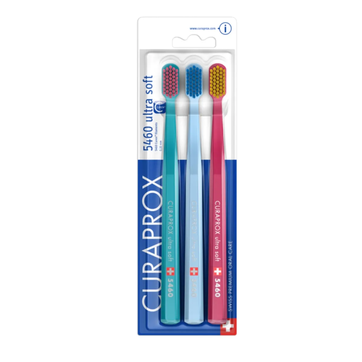 CURAPROX dantų šepetėlių rinkinys CS 5460 ULTRA SOFT, N3 - 