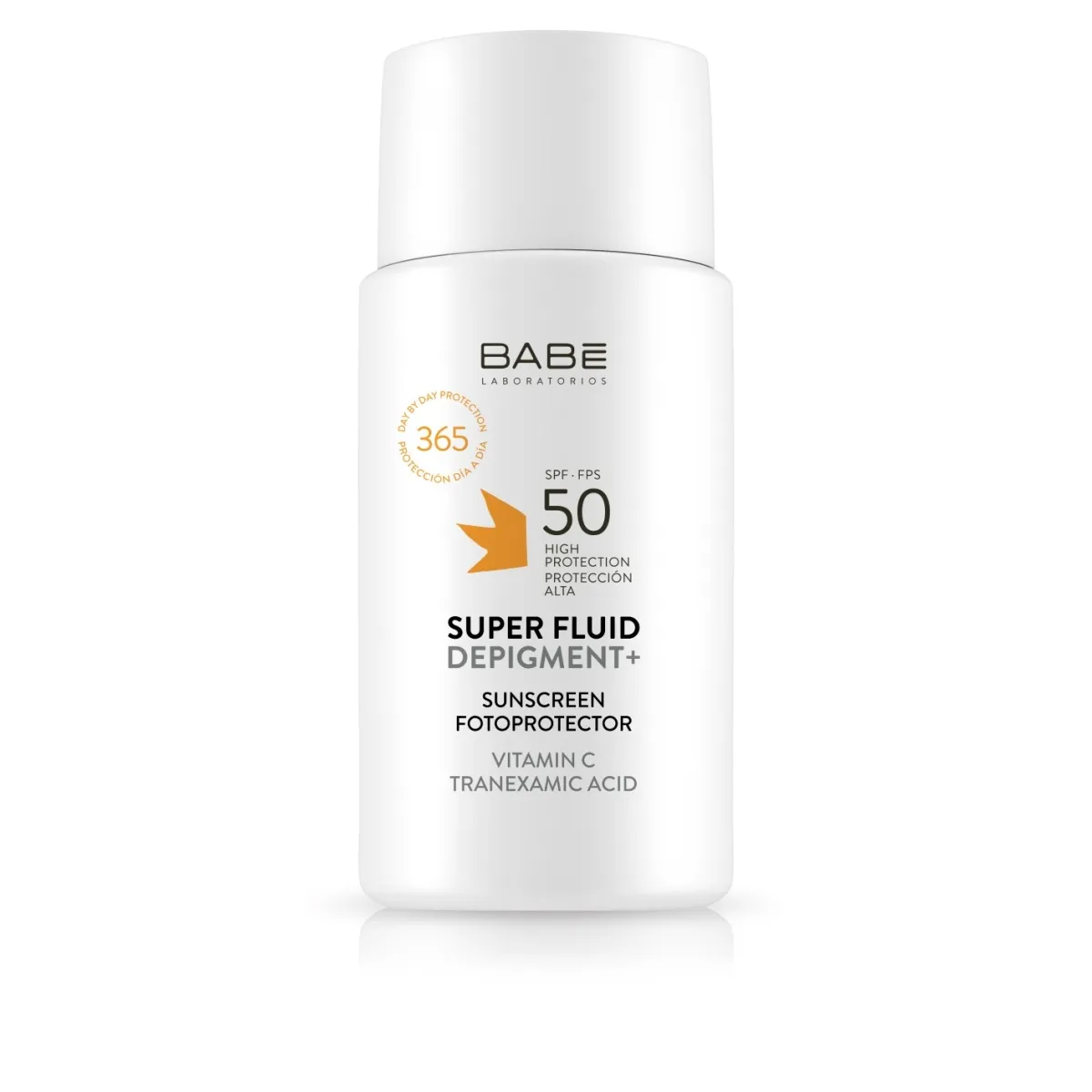 BABÉ šviesinanti apsauginė veido emulsija SUPER FLUID DEPIGMENT+ SPF50 - 