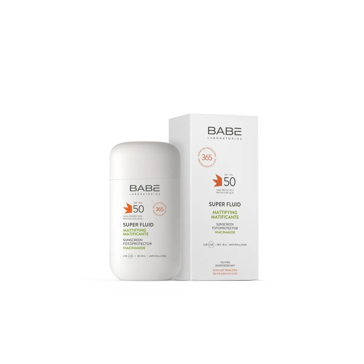 BABÉ matizuojanti apsauginė emulsija SUPER FLUID MATIFYING SPF50, 50ml - 