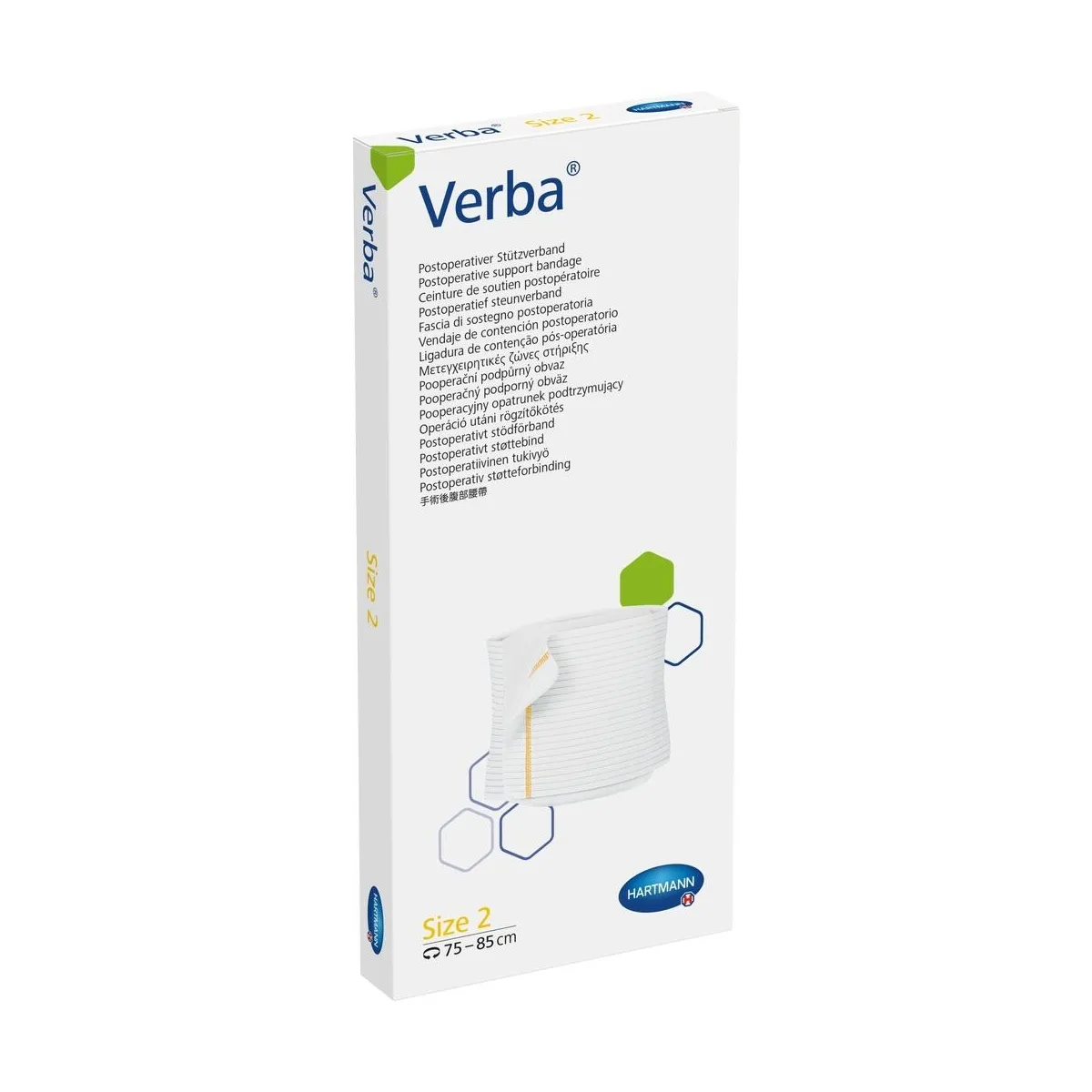 VERBA pooperacinis palaikomasis diržas, 2 dydis, 75-85cm, 1 vnt. - 