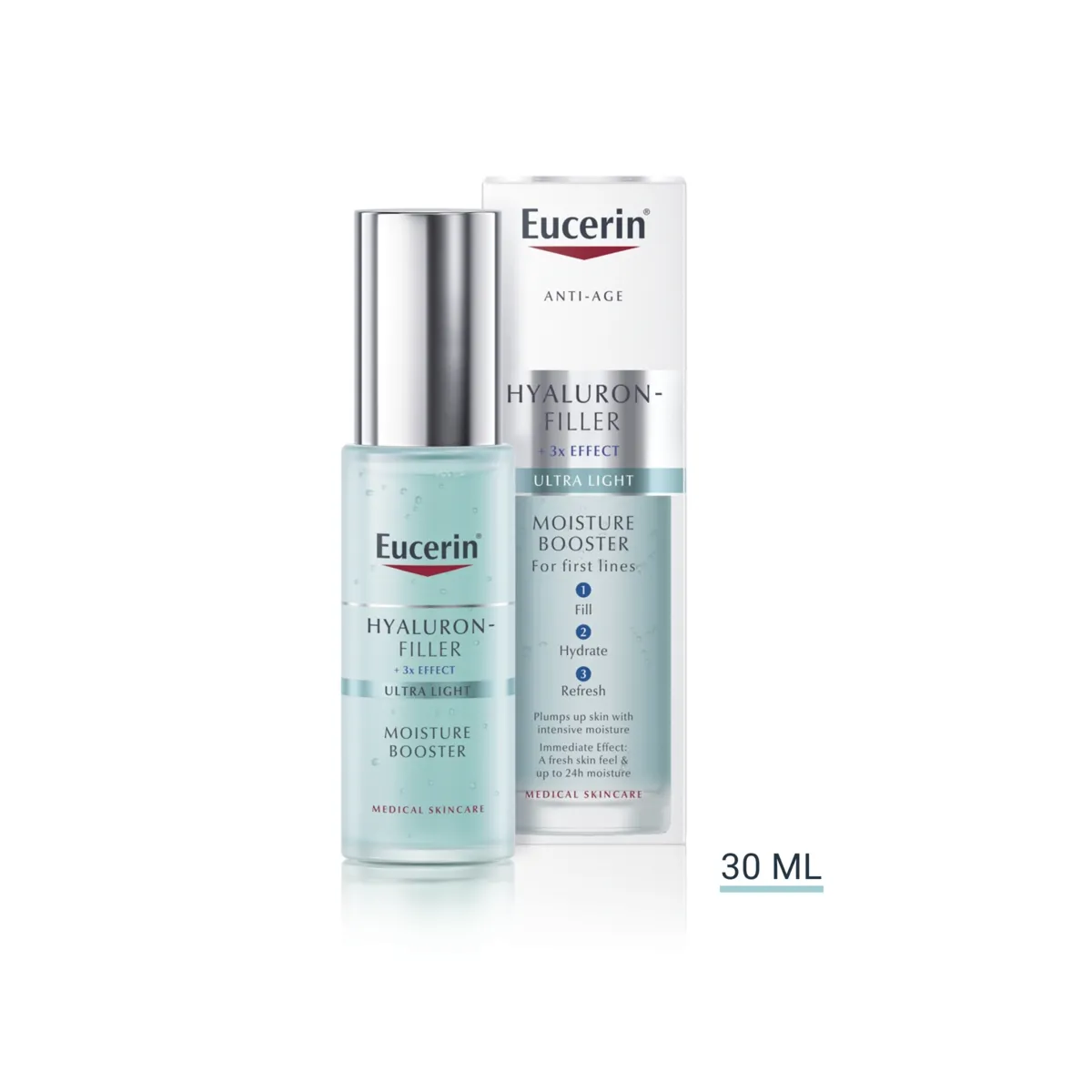 EUCERIN drėkinamasis veido serumas HYALURON-FILLER, 30 ml - 