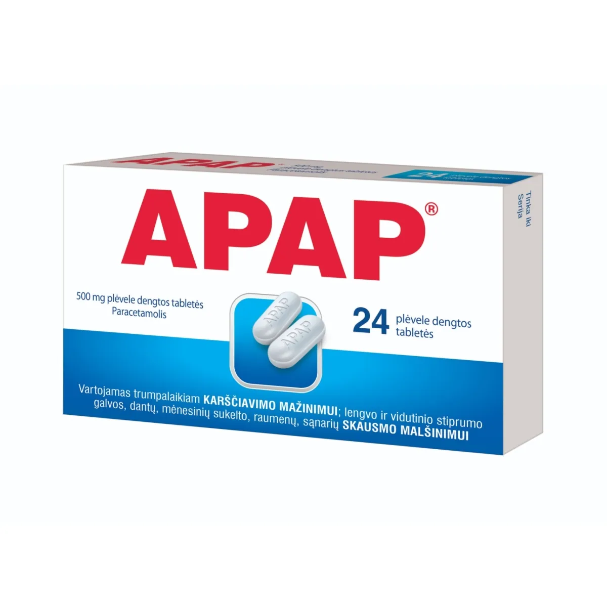 APAP 500mg tab. N24 - 
